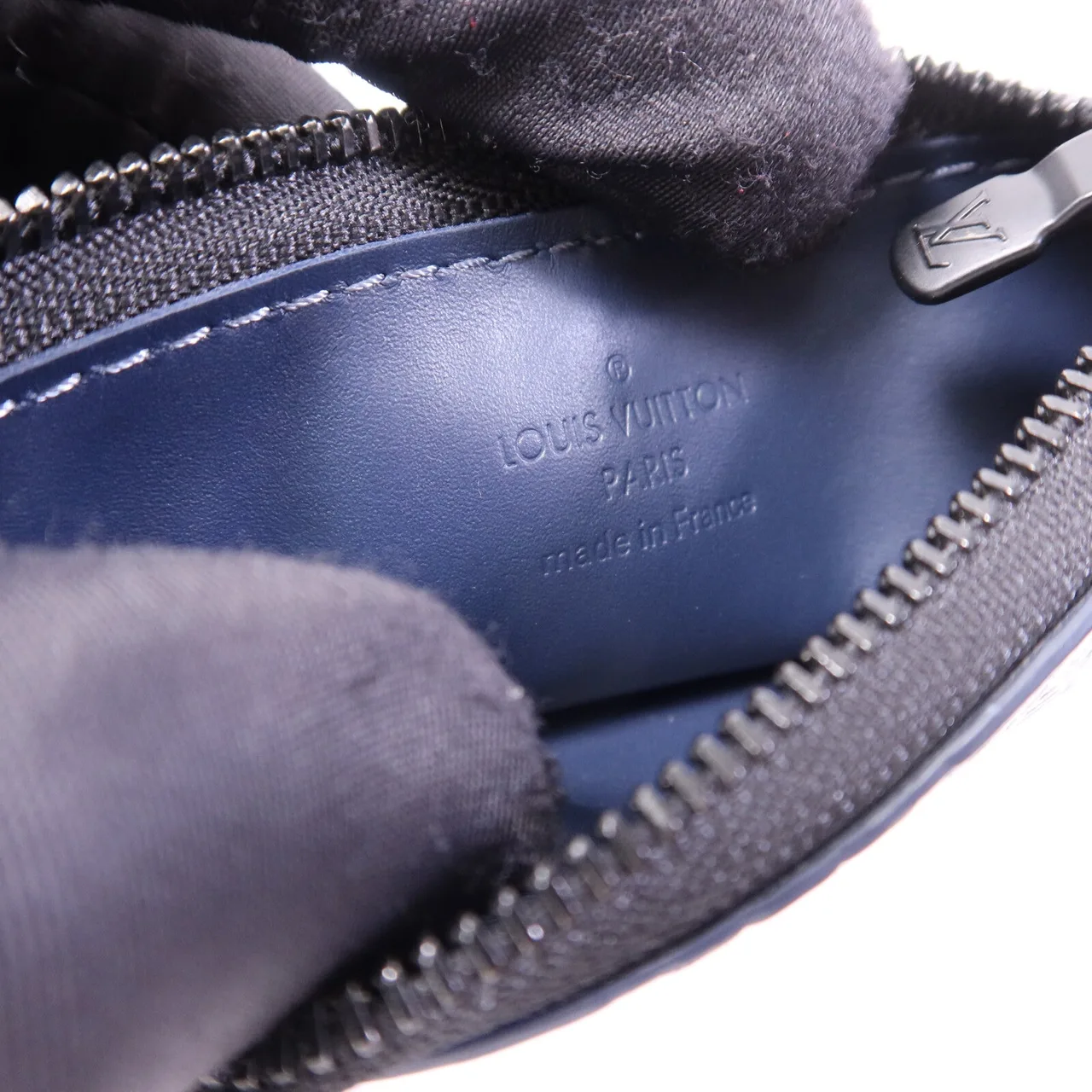 LOUIS VUITTON Gaston M83384 Shoulder Bag Calfskin 藍色 / Blue Calfskin Rank A - Thumbnail 6