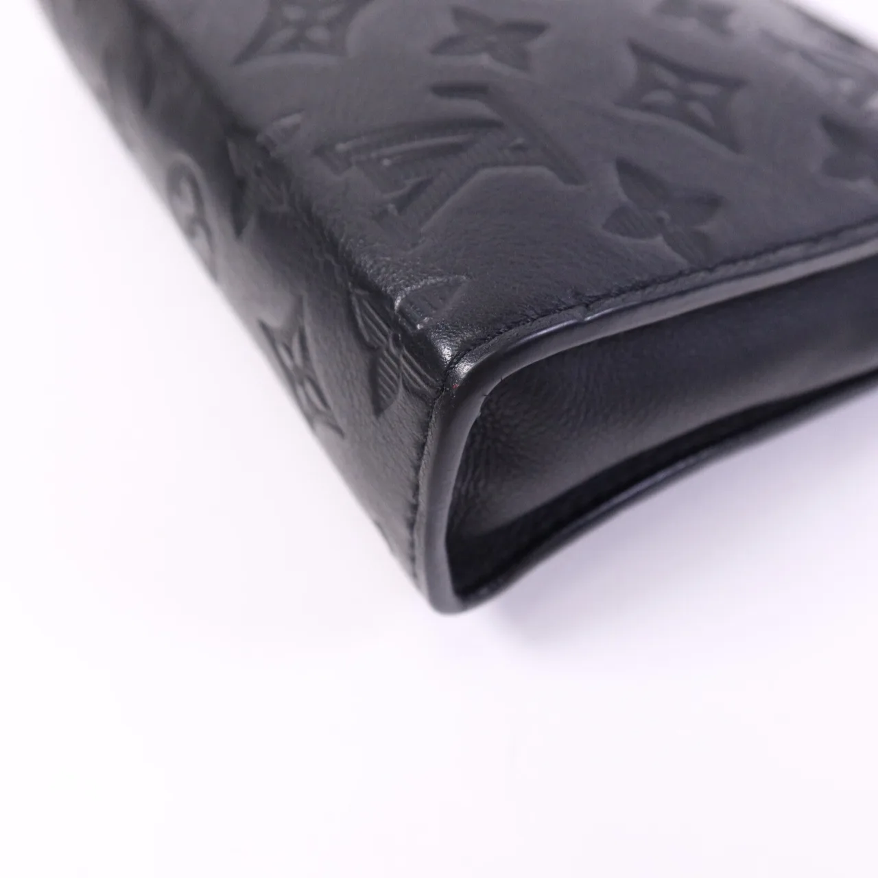 LOUIS VUITTON Gaston M81115 Shoulder Bag Leather 黑色 / Black Leather Rank B - Thumbnail 12