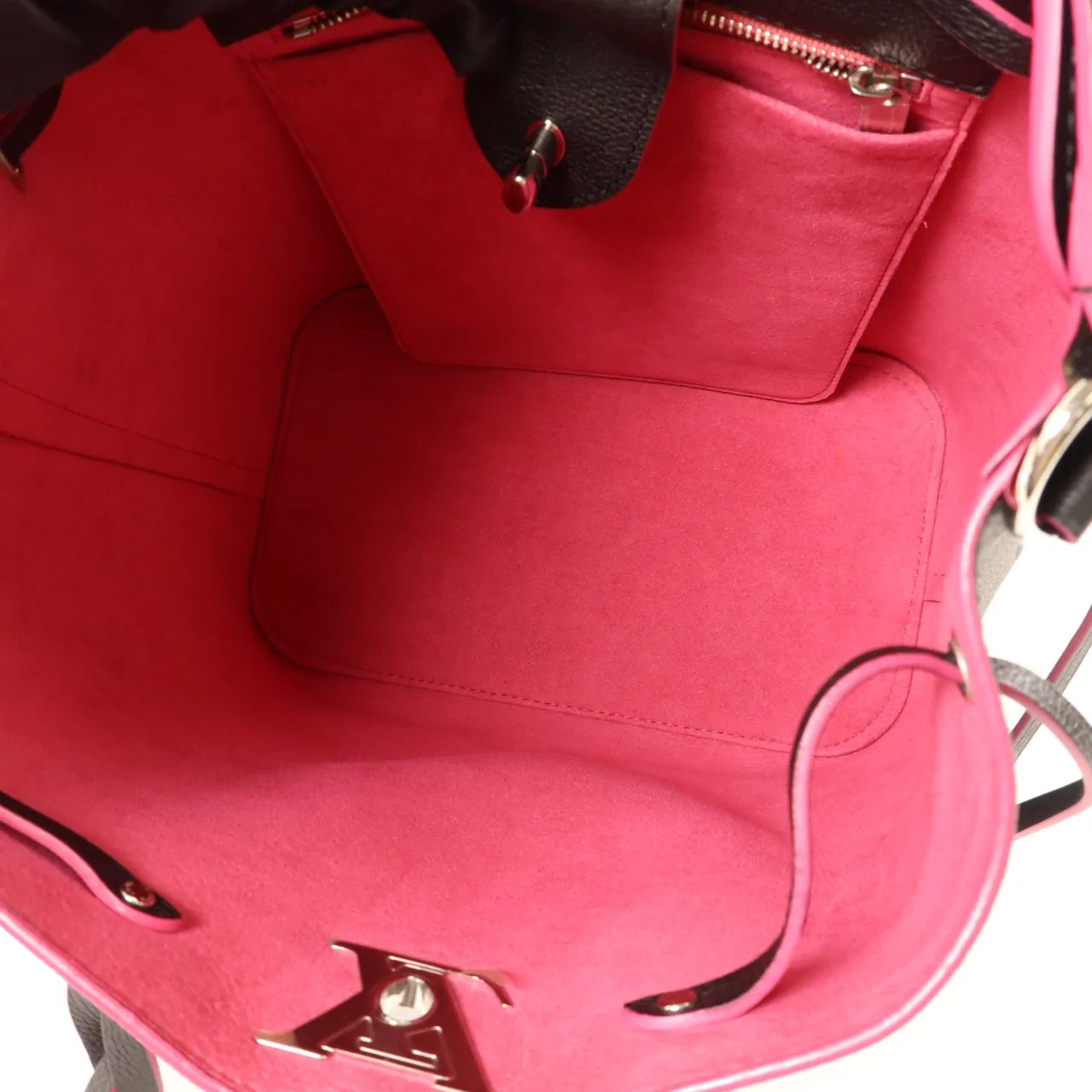 LOUIS VUITTON Lock Me M54677 Shoulder Bag Calfskin 黑色 / 粉色 / Black/Pink Calfskin Rank A - Thumbnail 5