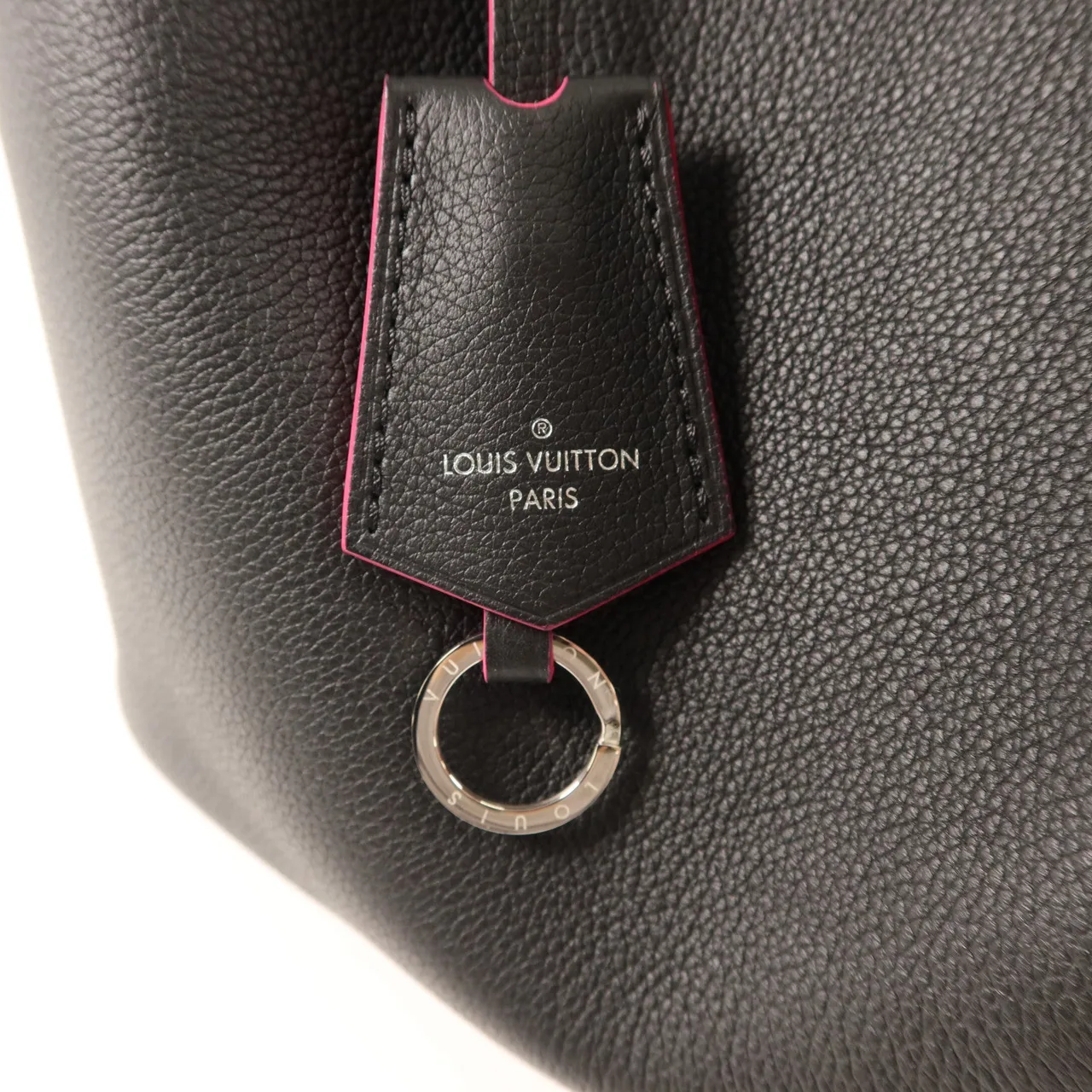 LOUIS VUITTON Lock Me M54677 Shoulder Bag Calfskin 黑色 / 粉色 / Black/Pink Calfskin Rank A - Thumbnail 11