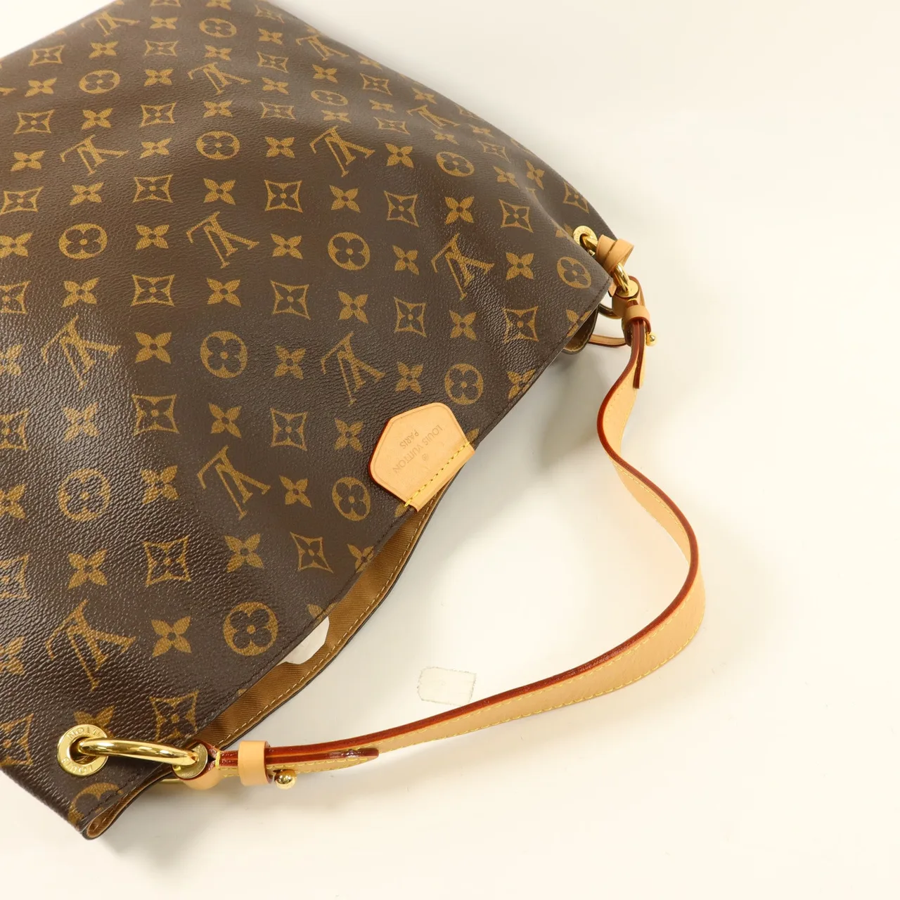 LOUIS VUITTON Graceful M43704 Shoulder Bag Coated Canvas 棕色 / Brown Coated Canvas Rank B - Thumbnail 7