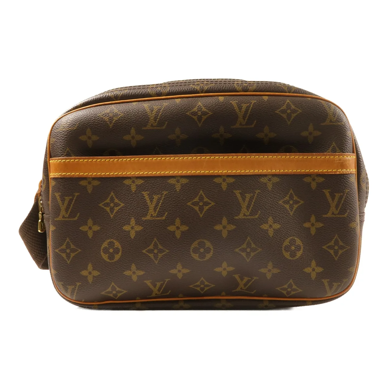 LOUIS VUITTON Reporter M45254 Shoulder Bag Coated Canvas 棕色 / Brown Coated Canvas Rank B - Thumbnail 2