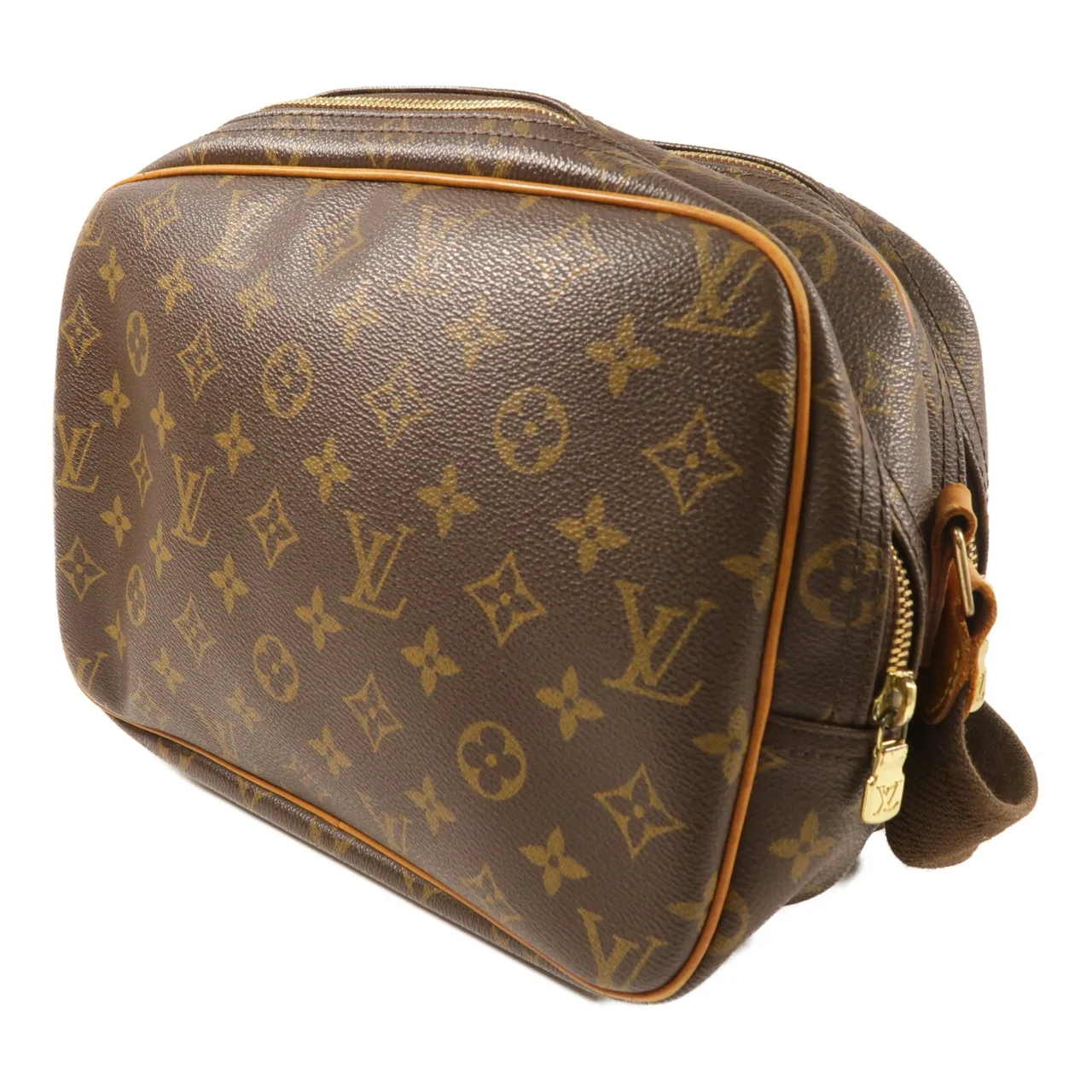 LOUIS VUITTON Reporter M45254 Shoulder Bag Coated Canvas 棕色 / Brown Coated Canvas Rank B - Thumbnail 3