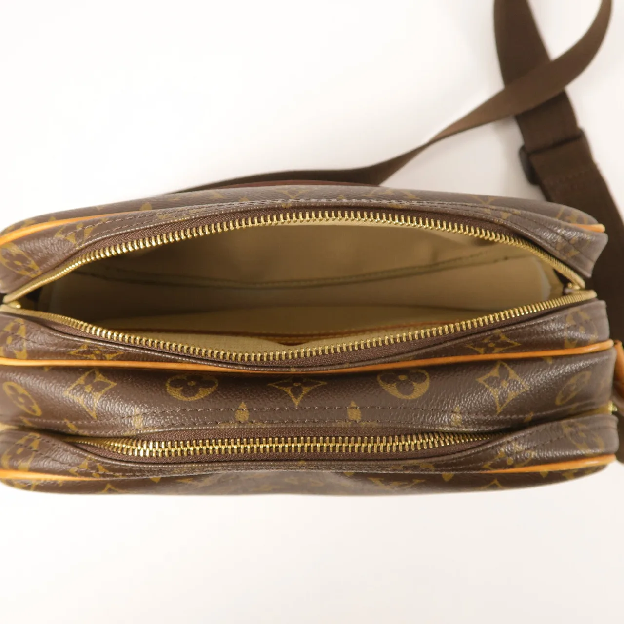 LOUIS VUITTON Reporter M45254 Shoulder Bag Coated Canvas 棕色 / Brown Coated Canvas Rank B - Thumbnail 6