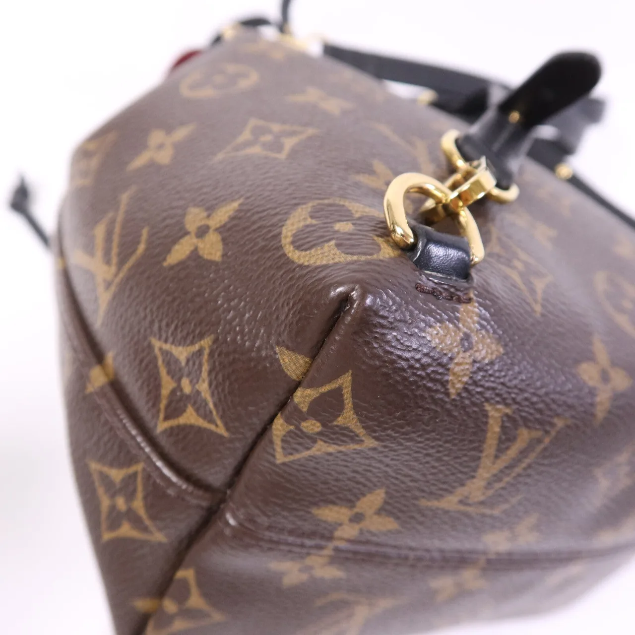 LOUIS VUITTON Montsouris M45516 Backpack Coated Canvas 棕色 / 黑色 Coated Canvas Rank B - Thumbnail 11