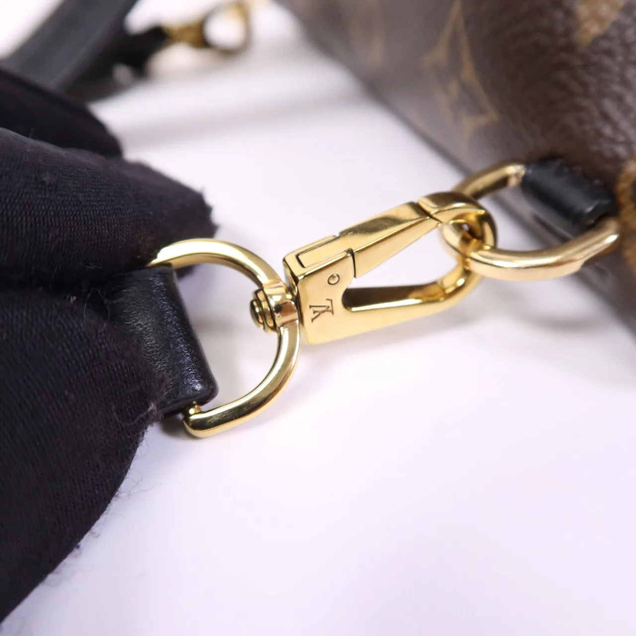 LOUIS VUITTON Montsouris M45516 Backpack Coated Canvas 棕色 / 黑色 Coated Canvas Rank B - Thumbnail 14