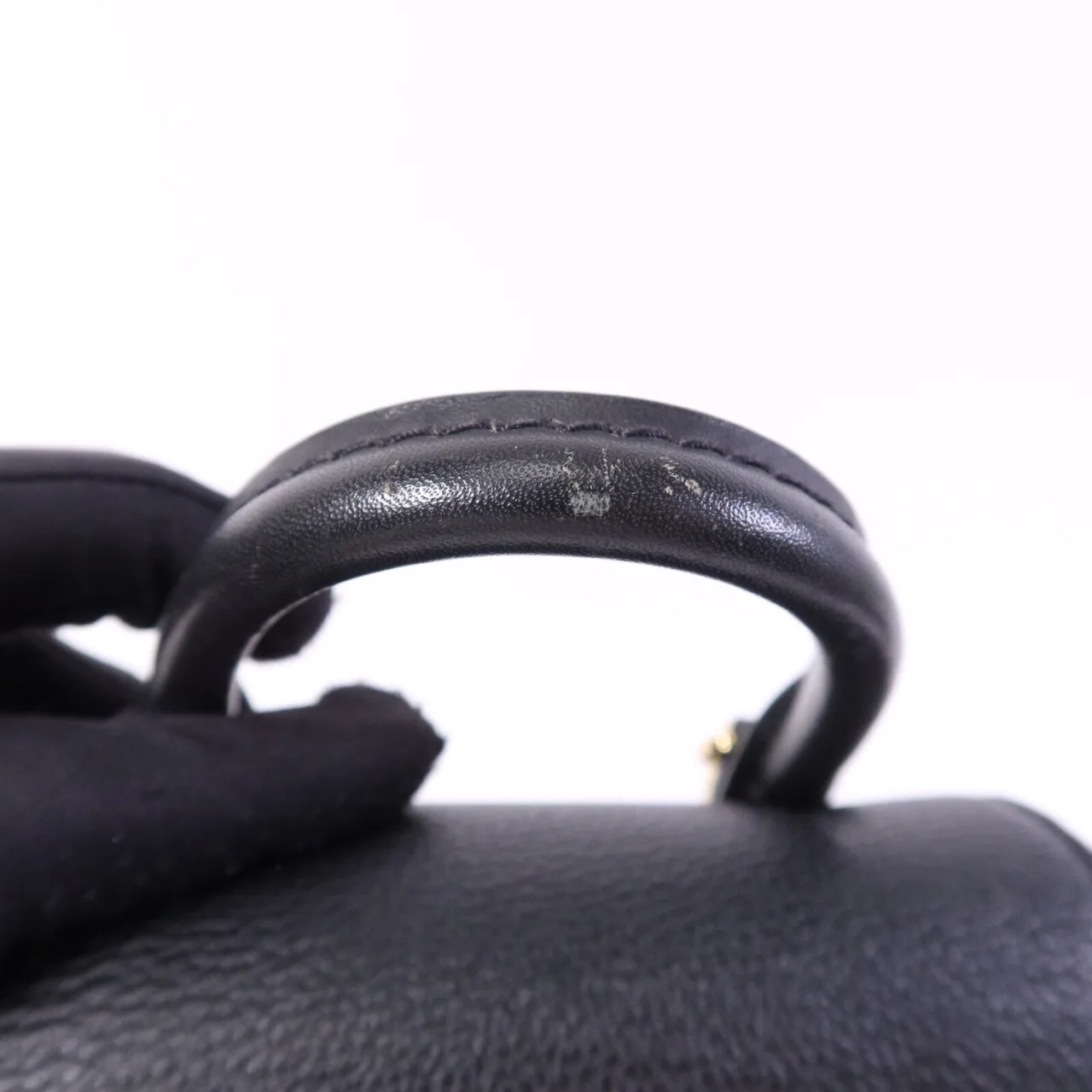 LOUIS VUITTON Montsouris M45516 Backpack Coated Canvas 棕色 / 黑色 Coated Canvas Rank B - Thumbnail 16