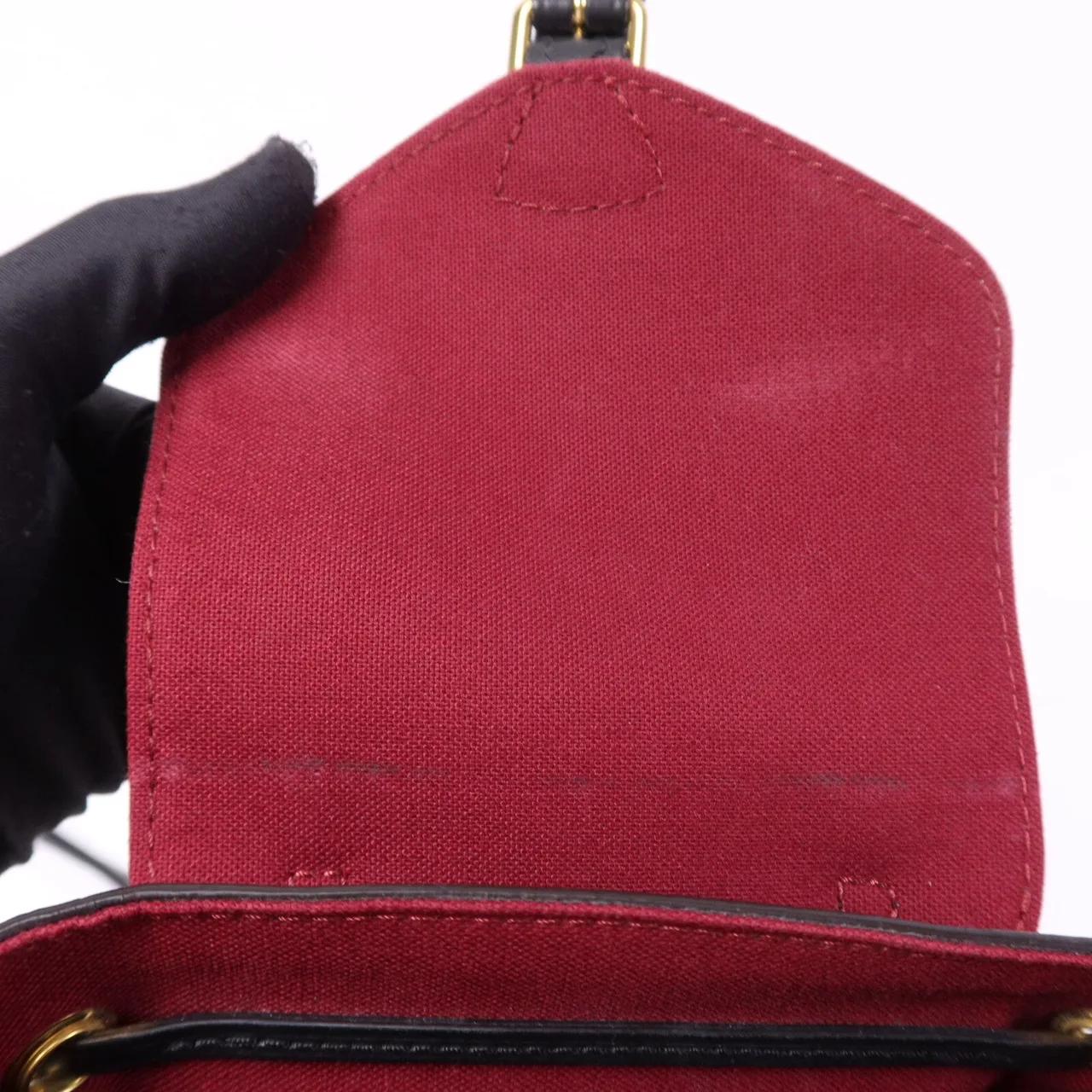 LOUIS VUITTON Montsouris M45516 Backpack Coated Canvas 棕色 / 黑色 Coated Canvas Rank B - Thumbnail 17