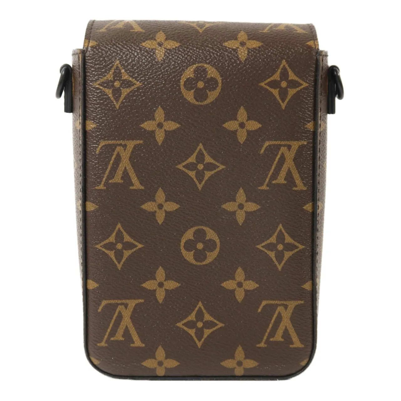 LOUIS VUITTON S-Lock M81522 Shoulder Bag Coated Canvas 棕色 / 黑色 / Black/Brown Coated Canvas Rank A - Thumbnail 2