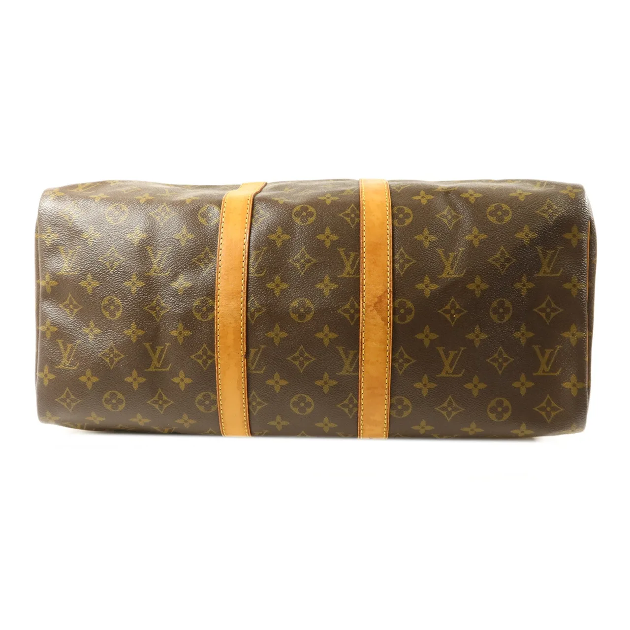 LOUIS VUITTON Keepall M41428 Boston Bag Coated Canvas 棕色 Coated Canvas Rank C - Thumbnail 4
