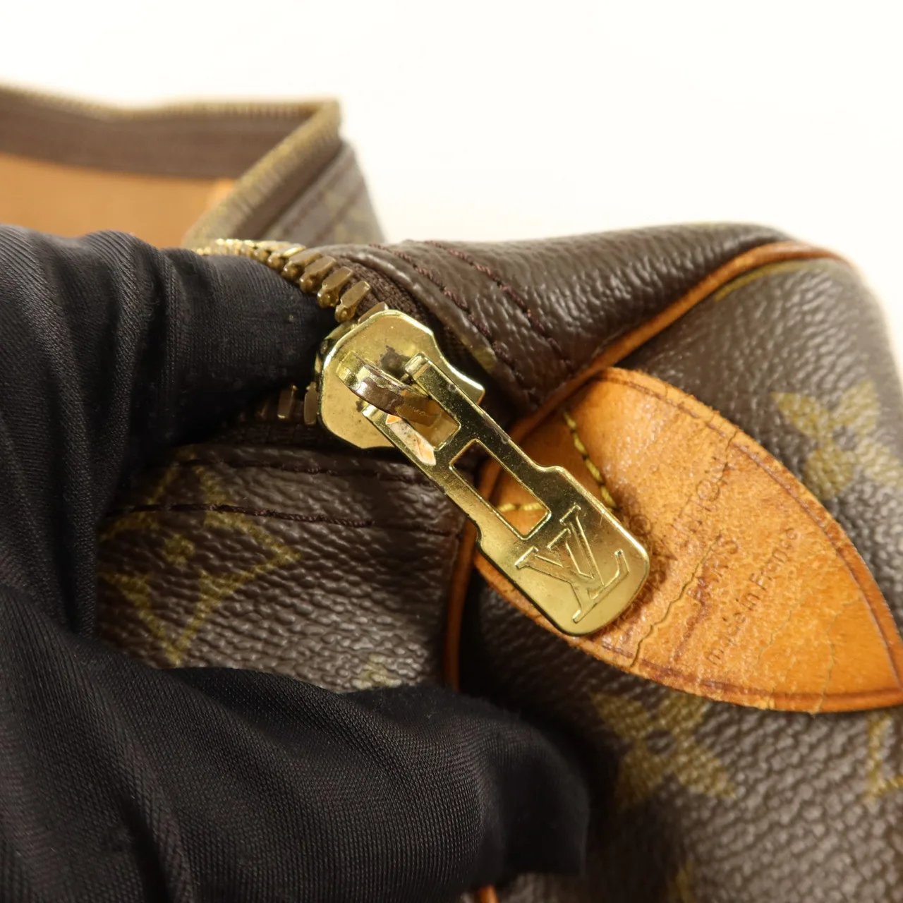 LOUIS VUITTON Keepall M41428 Boston Bag Coated Canvas 棕色 Coated Canvas Rank C - Thumbnail 9