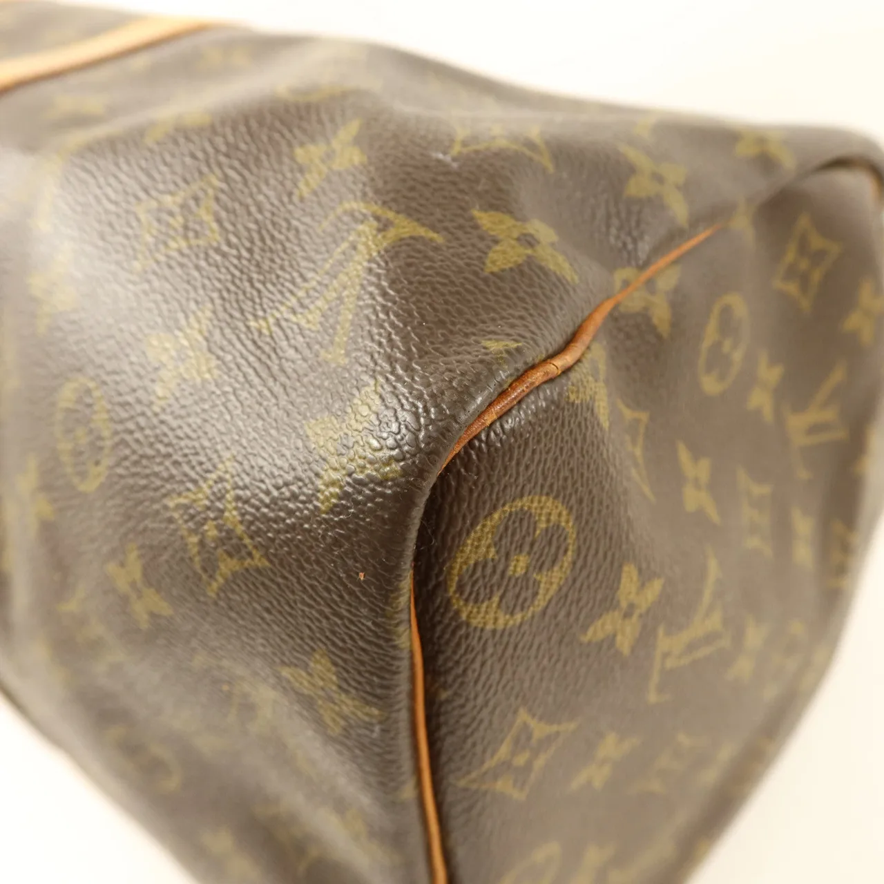 LOUIS VUITTON Keepall M41428 Boston Bag Coated Canvas 棕色 Coated Canvas Rank C - Thumbnail 13