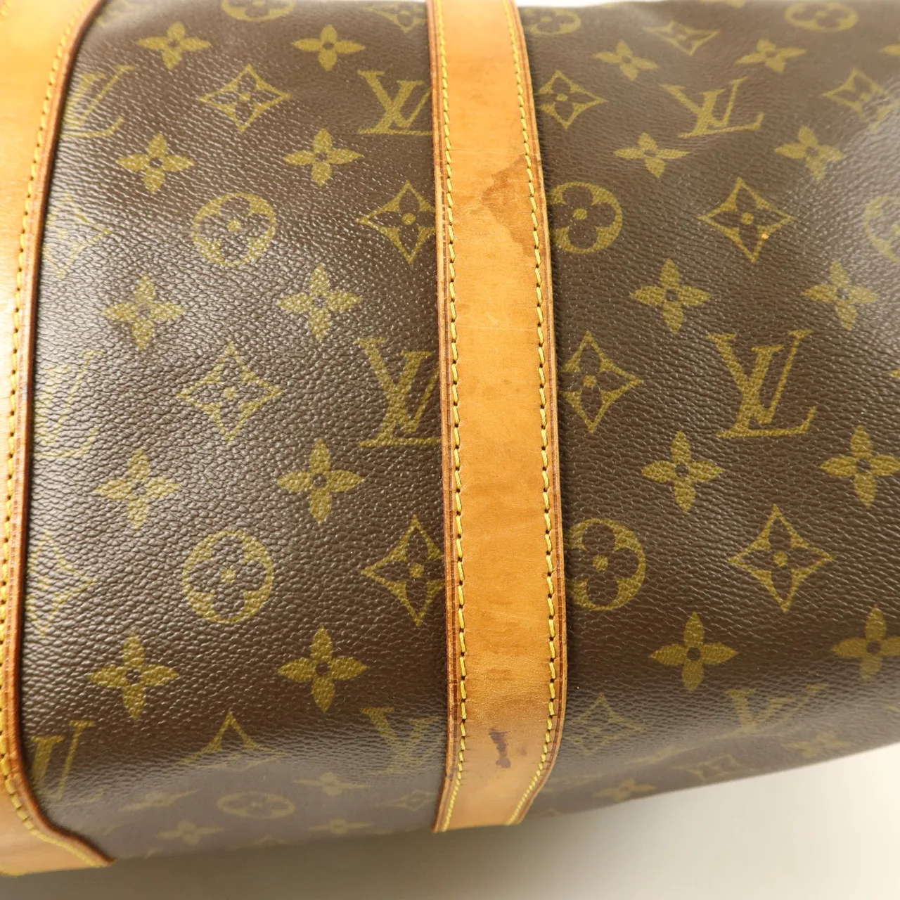 LOUIS VUITTON Keepall M41428 Boston Bag Coated Canvas 棕色 Coated Canvas Rank C - Thumbnail 17