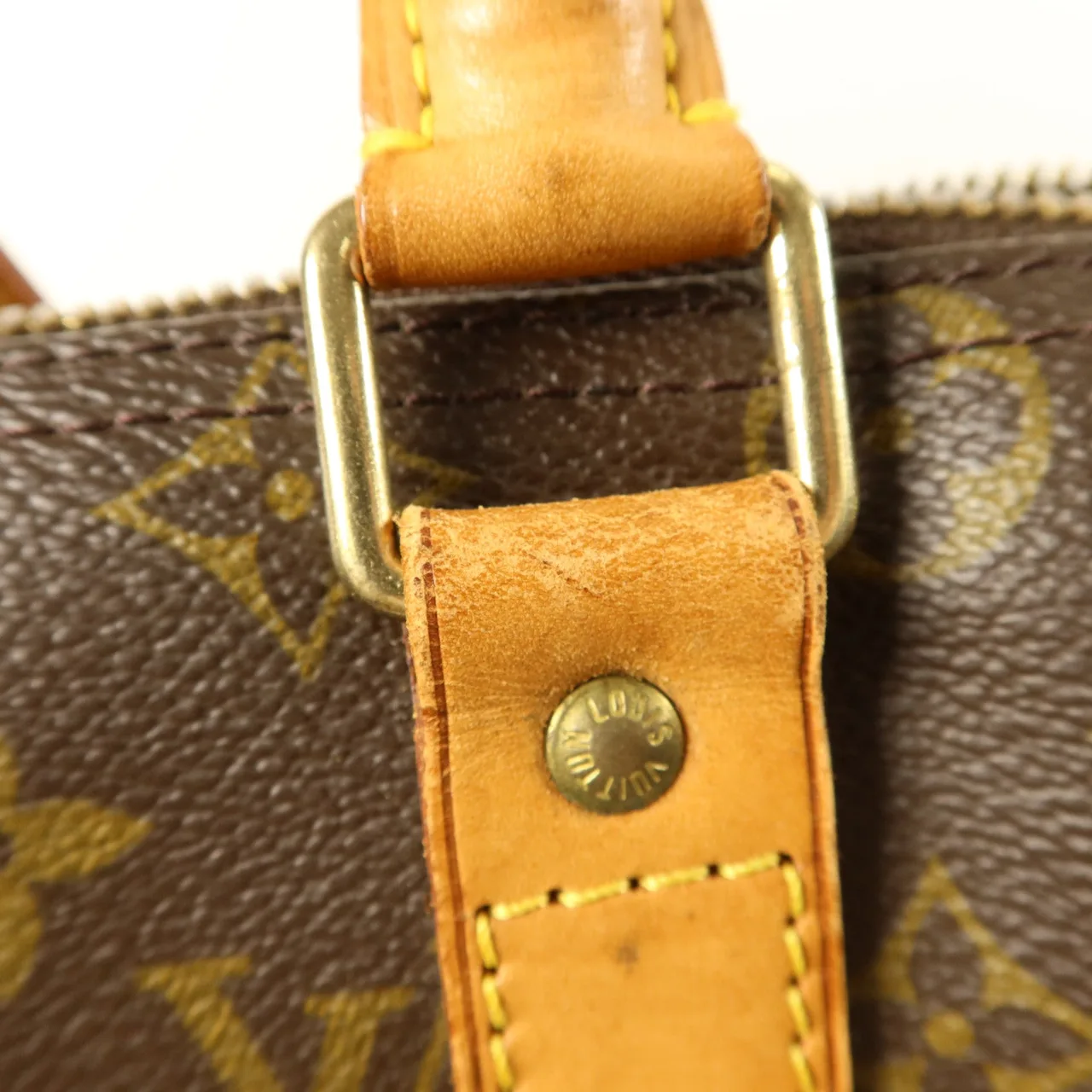 LOUIS VUITTON Keepall M41428 Boston Bag Coated Canvas 棕色 Coated Canvas Rank C - Thumbnail 20