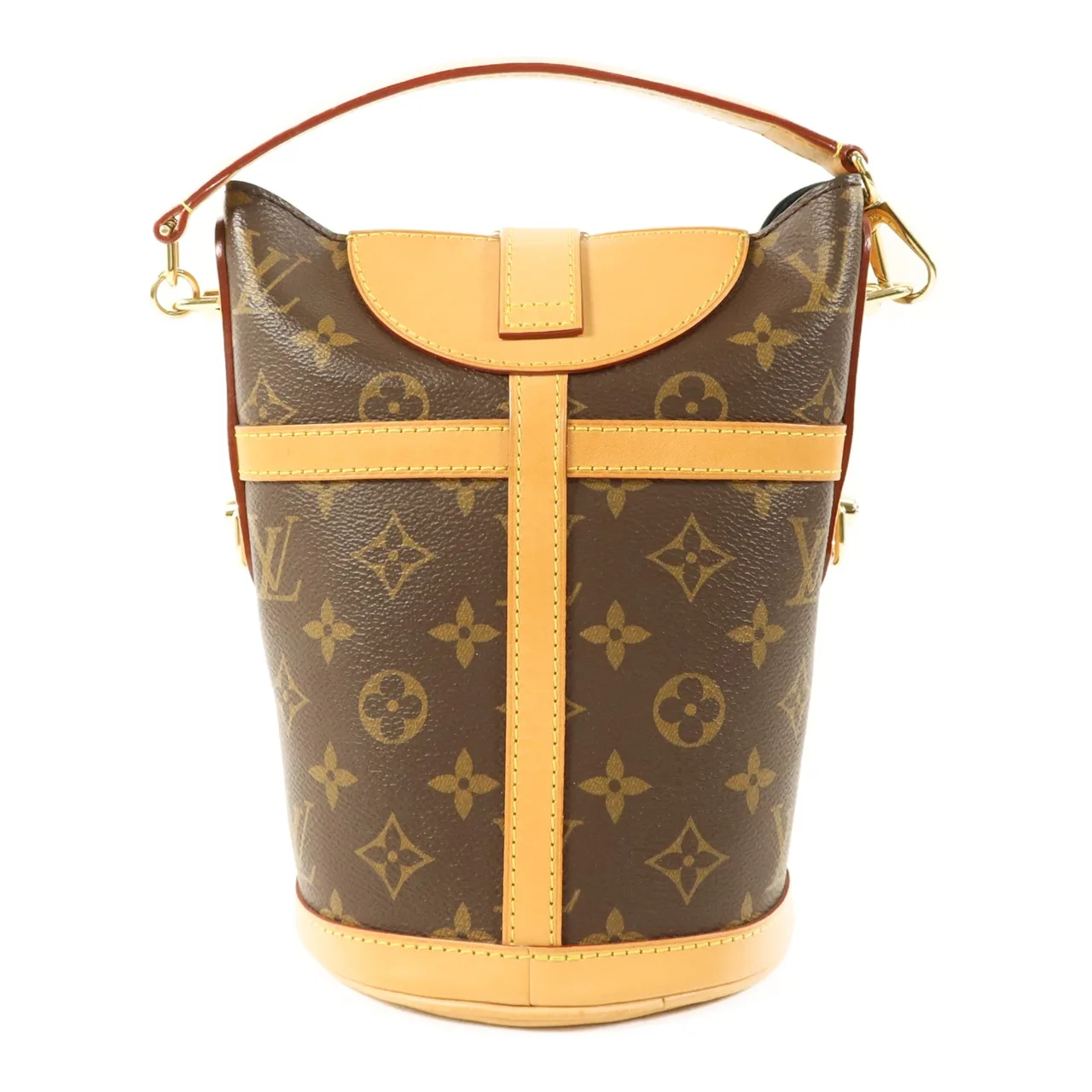 LOUIS VUITTON Duffle M43587 兩用包 塗層帆布 棕色 塗層帆布 中古品B - 縮圖 2