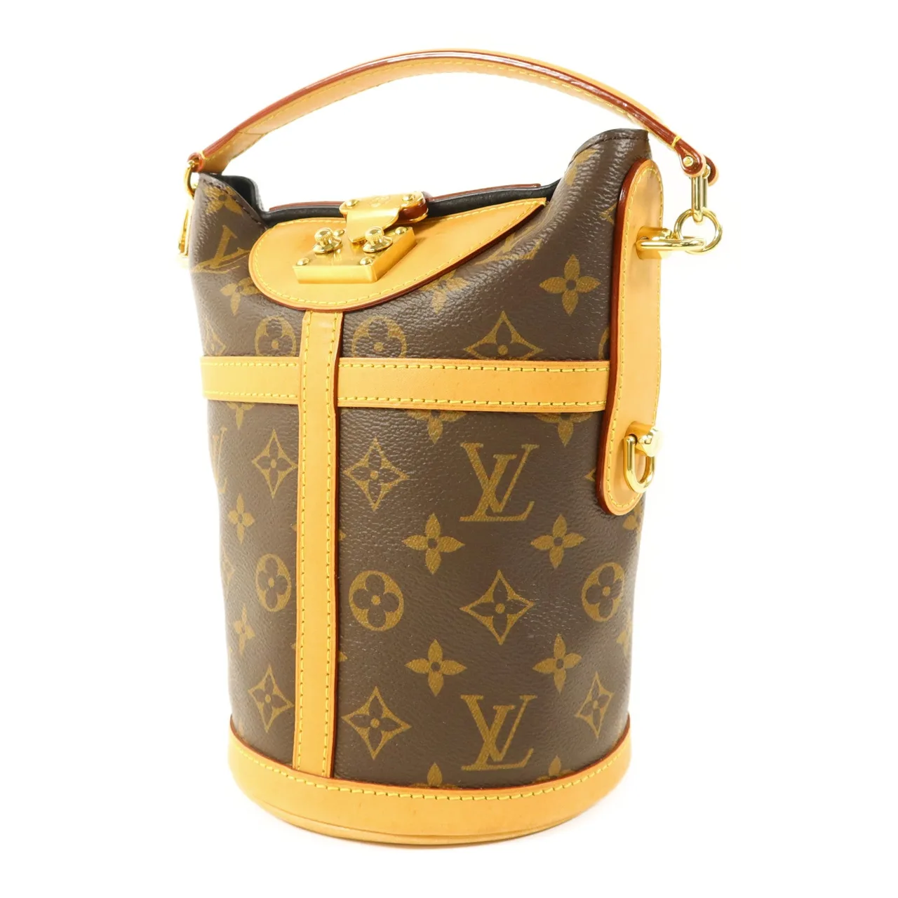 LOUIS VUITTON Duffle M43587 兩用包 塗層帆布 棕色 塗層帆布 中古品B - 縮圖 3