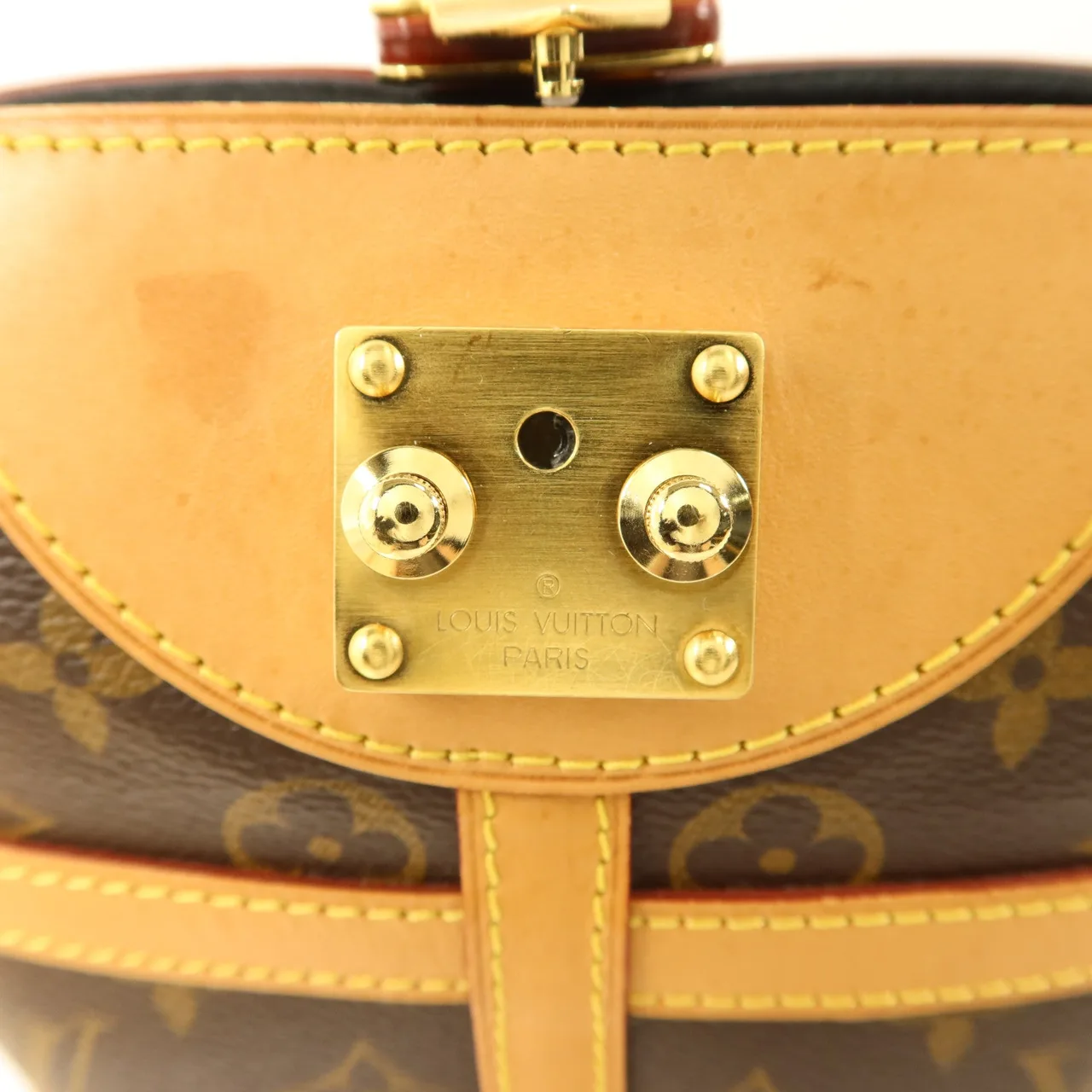 LOUIS VUITTON Duffle M43587 兩用包 塗層帆布 棕色 塗層帆布 中古品B - 縮圖 9