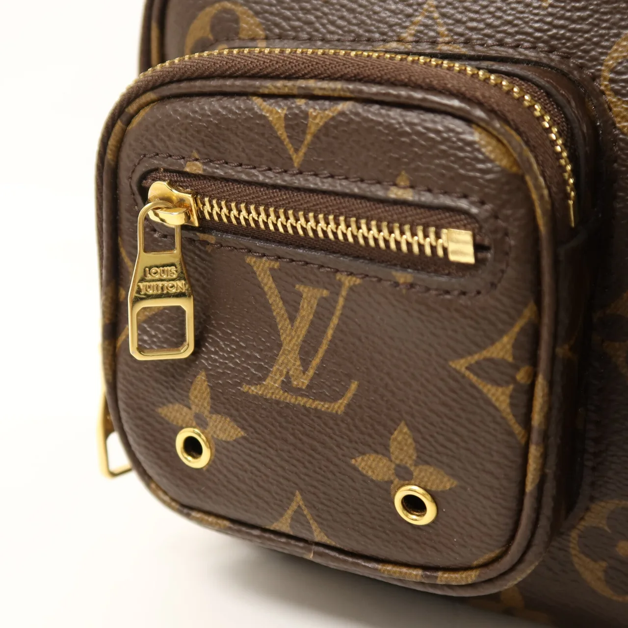 LOUIS VUITTON Utility M80446 2-Way Bag Coated Canvas 棕色 Coated Canvas Rank A - Thumbnail 9