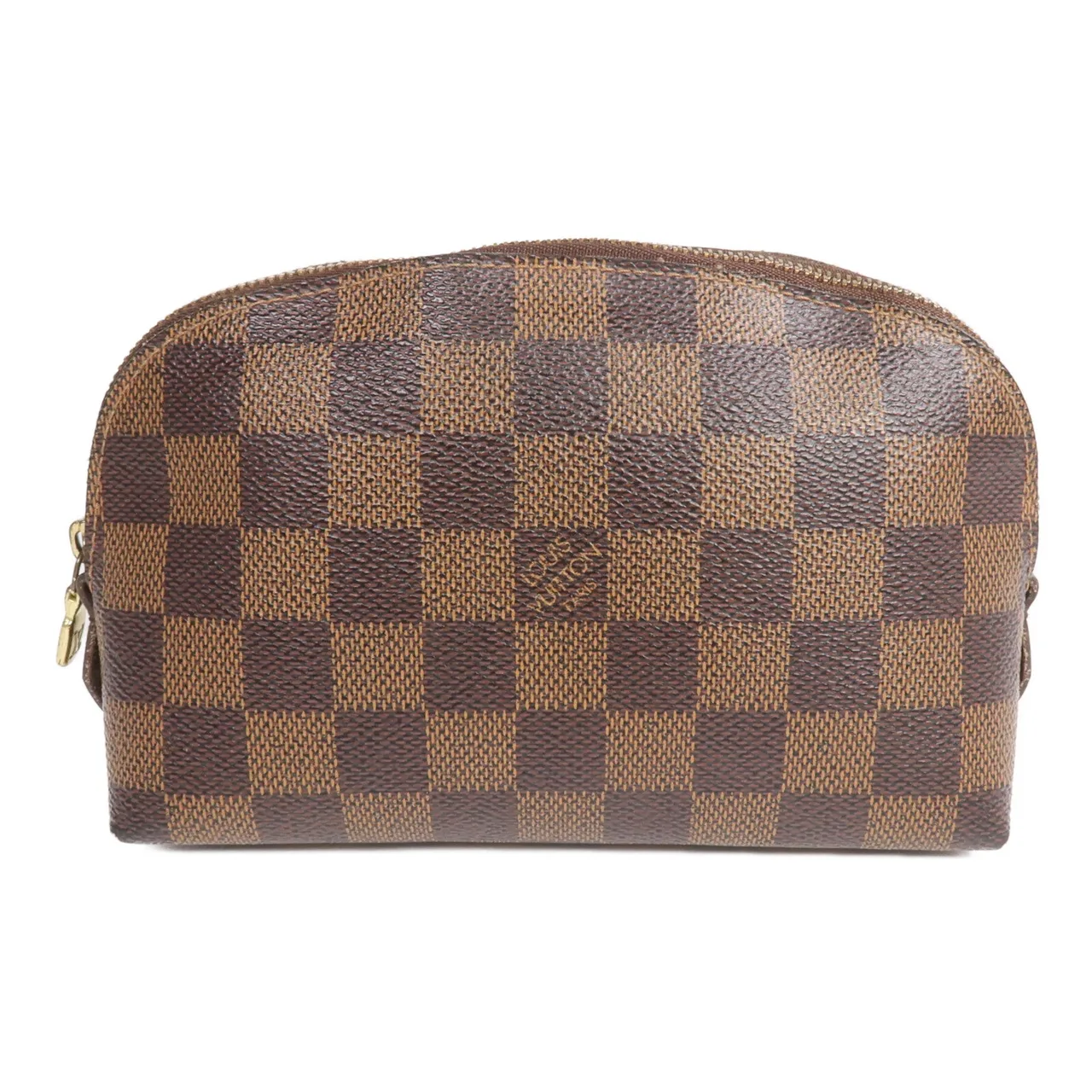 LOUIS VUITTON Cosmetic Pouch N47516 手拿包 塗層帆布 棕色 / Brown