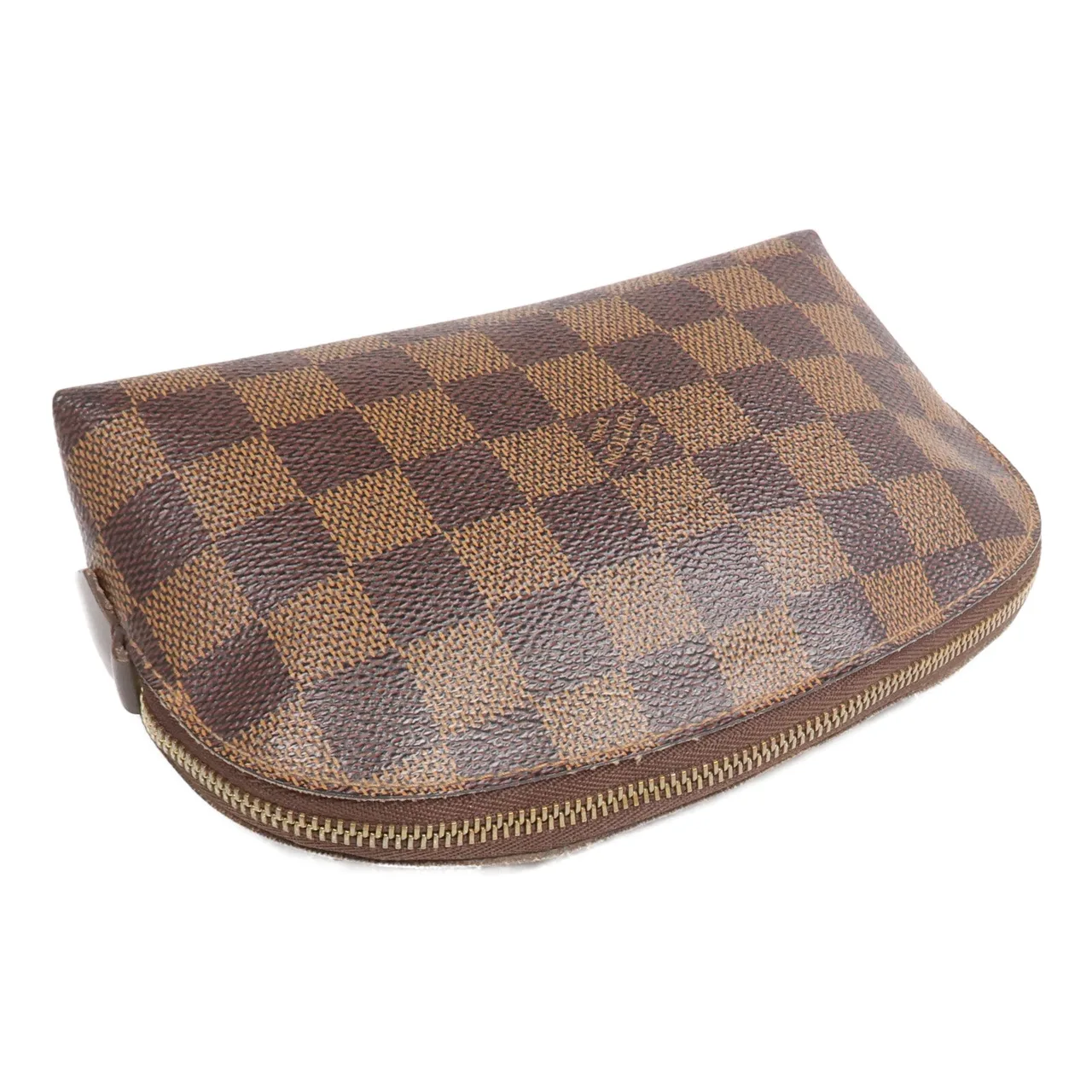 LOUIS VUITTON Cosmetic Pouch N47516 手拿包 塗層帆布 棕色 / Brown 塗層帆布 中古品B - 縮圖 5