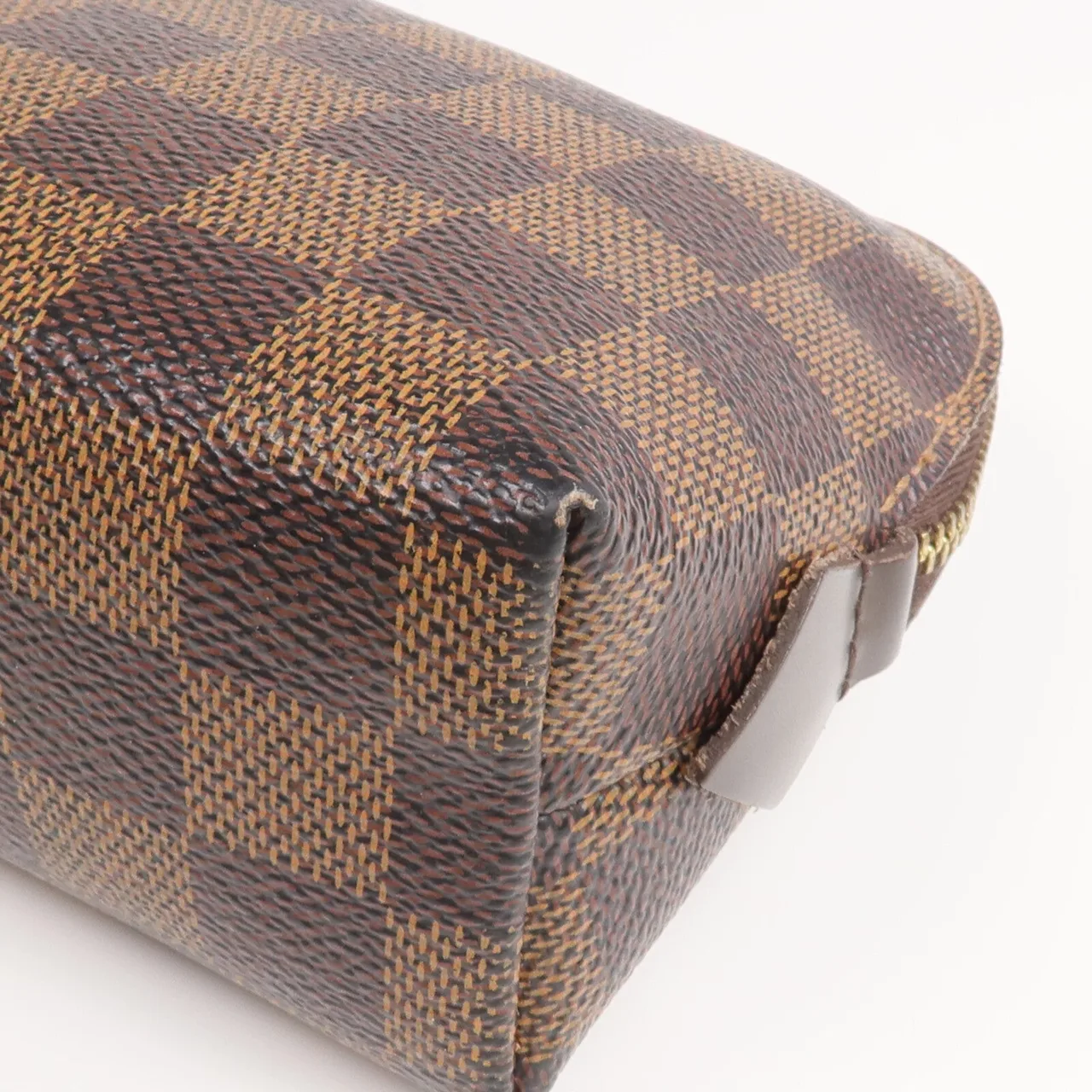 LOUIS VUITTON Cosmetic Pouch N47516 手拿包 塗層帆布 棕色 / Brown 塗層帆布 中古品B - 縮圖 6