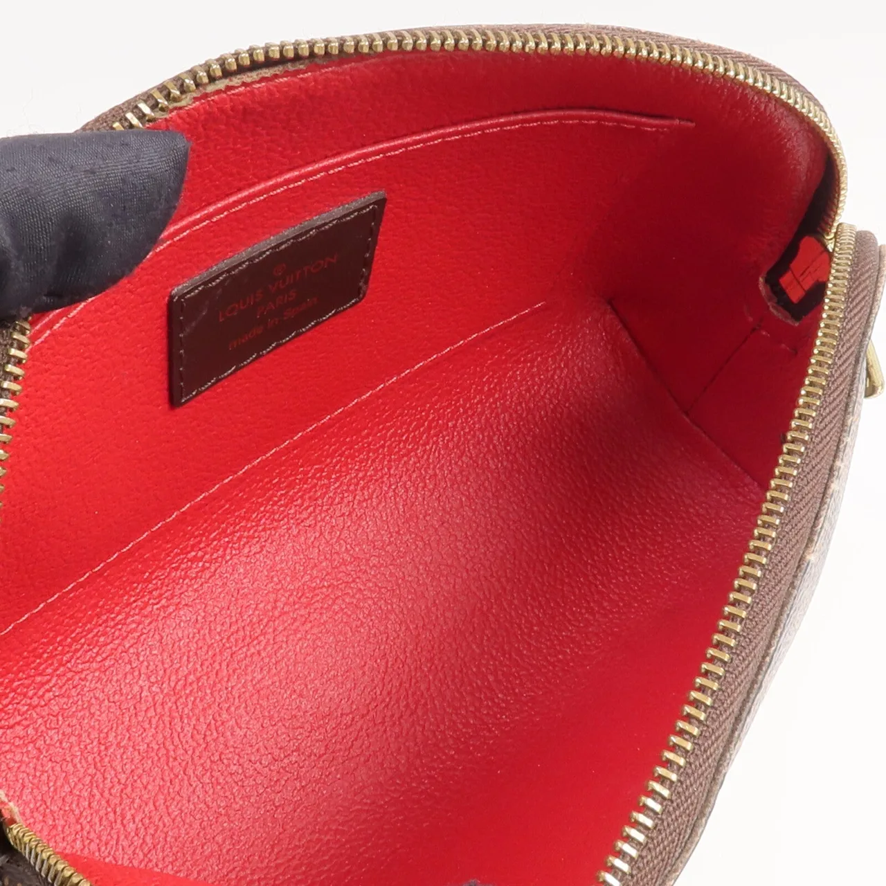 LOUIS VUITTON Cosmetic Pouch N47516 手拿包 塗層帆布 棕色 / Brown 塗層帆布 中古品B - 縮圖 11