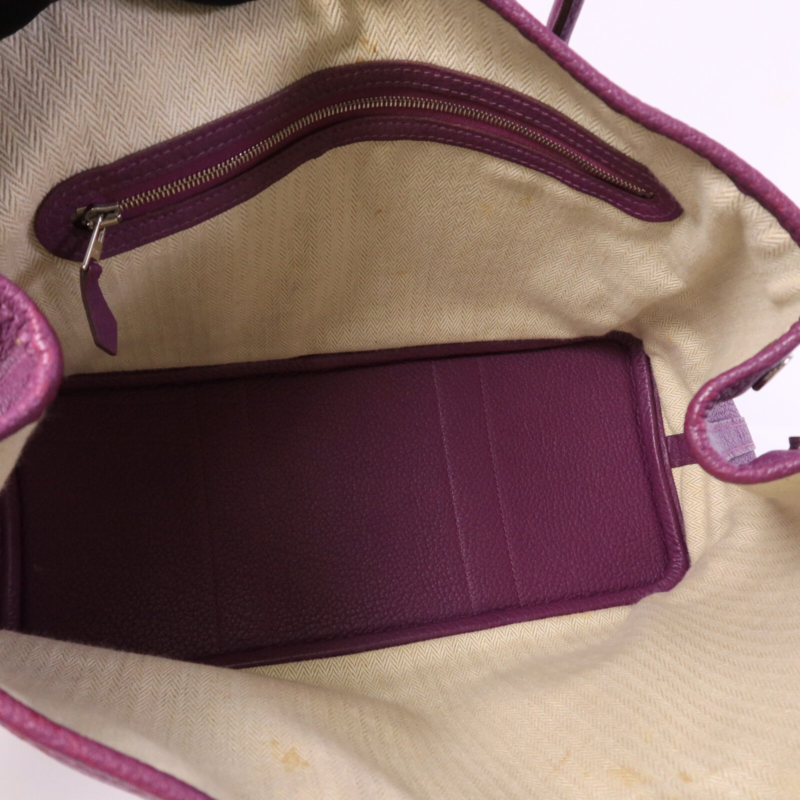 LOUIS VUITTON Tote Bag Calfskin 5