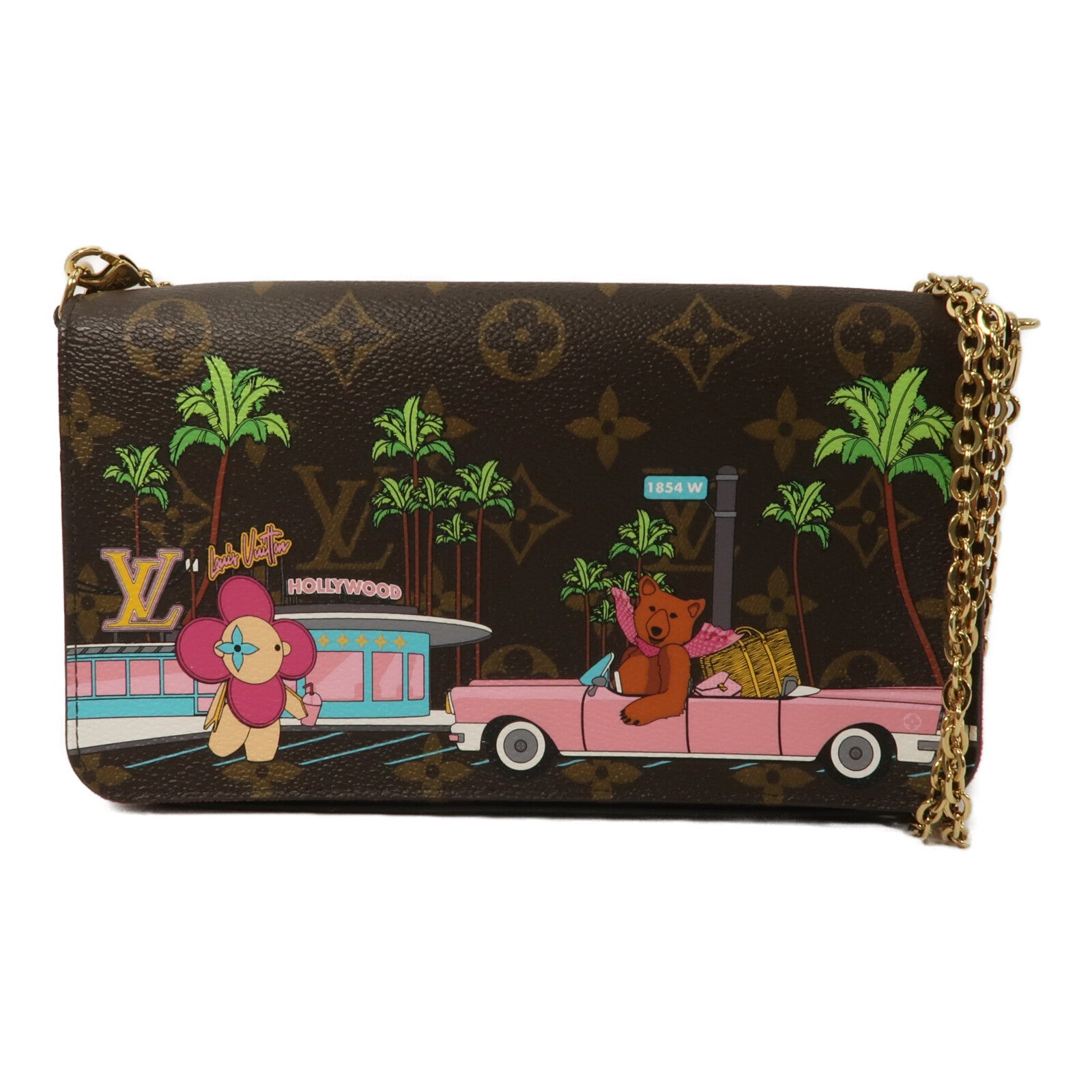 LOUIS VUITTON Felicie M80859 肩背包 塗層帆布