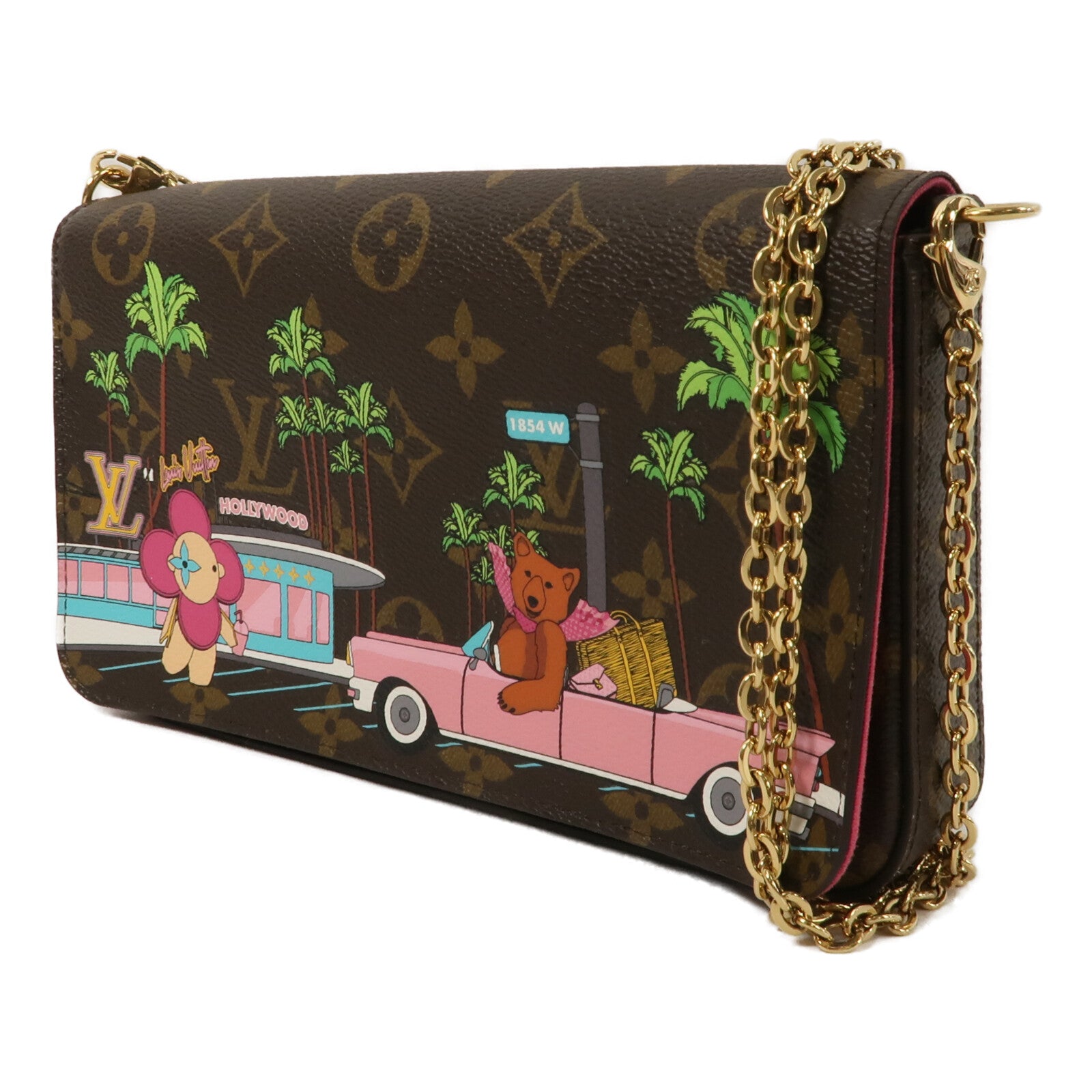 LOUIS VUITTON Felicie M80859 肩背包 塗層帆布 3