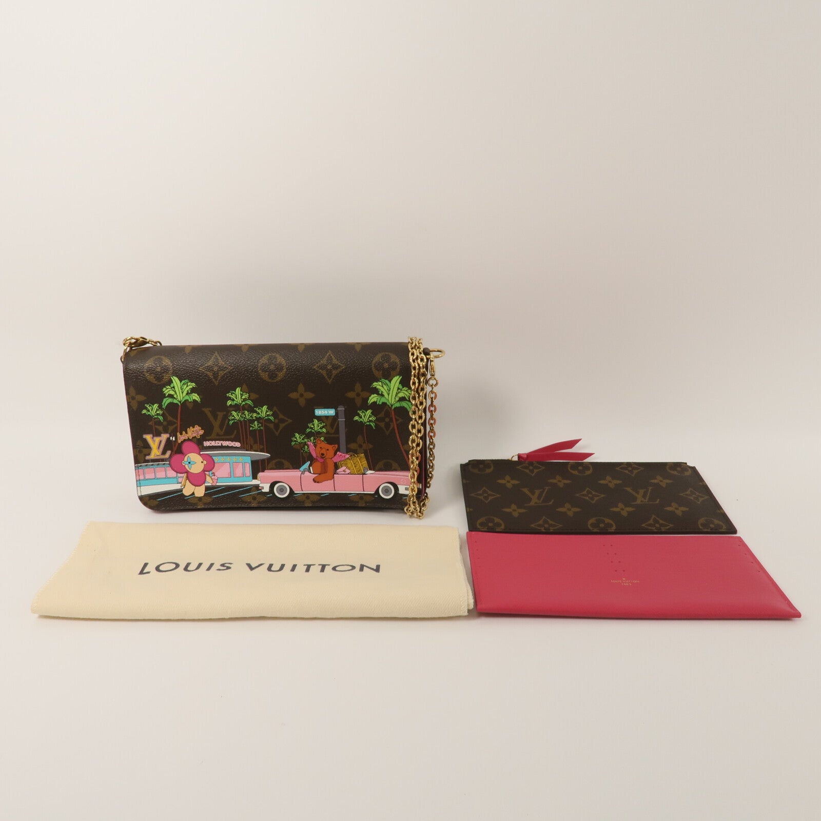 LOUIS VUITTON Felicie M80859 Shoulder Bag Coated Canvas 12