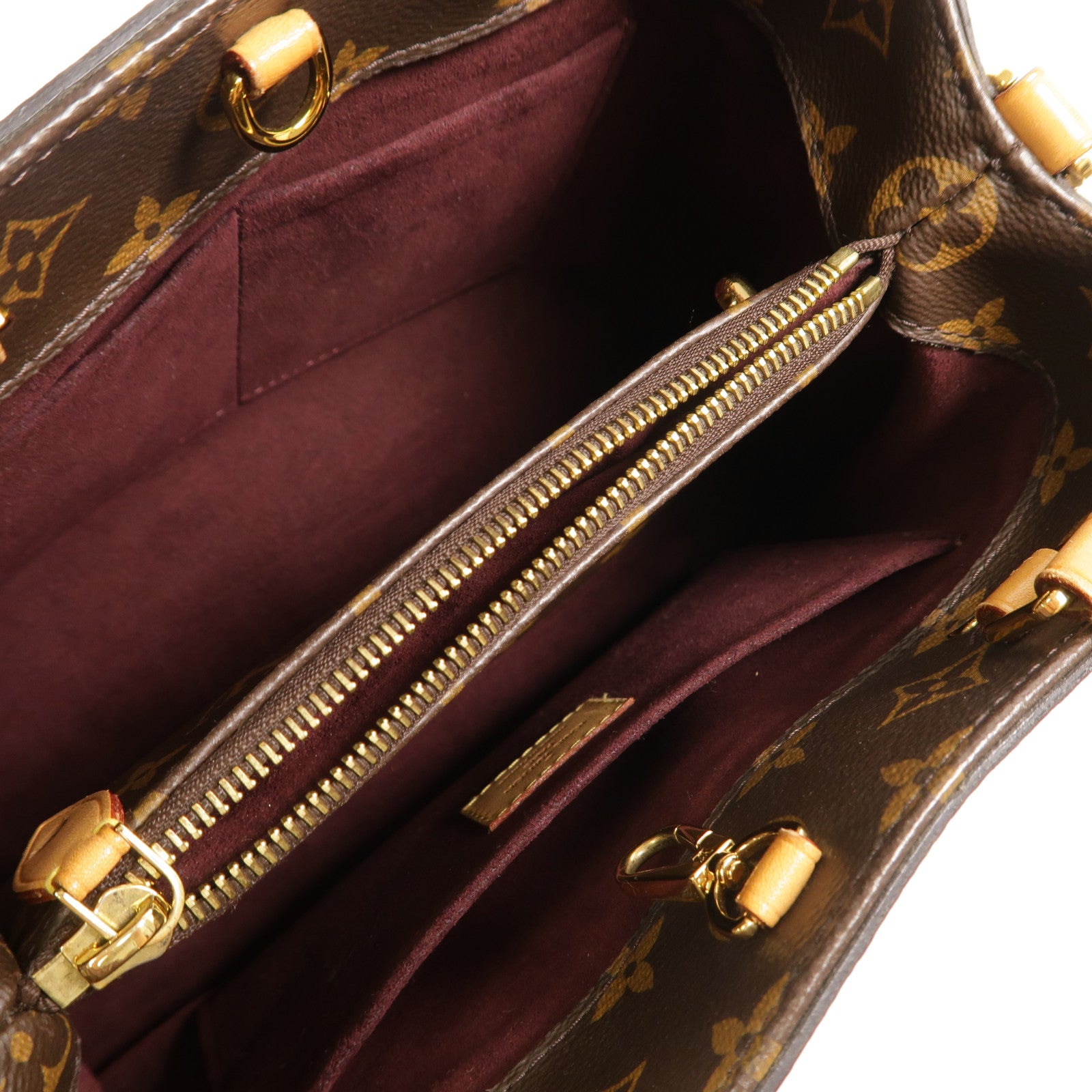 LOUIS VUITTON Montaigne M41055 2-Way Bag Coated Canvas 5