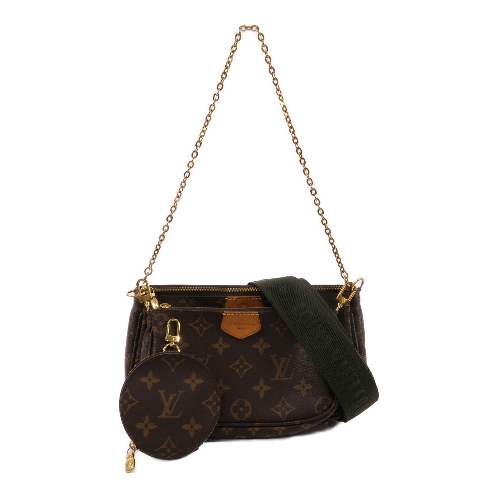LOUIS VUITTON Multi Pochette M44813 2-Way Bag Coated Canvas