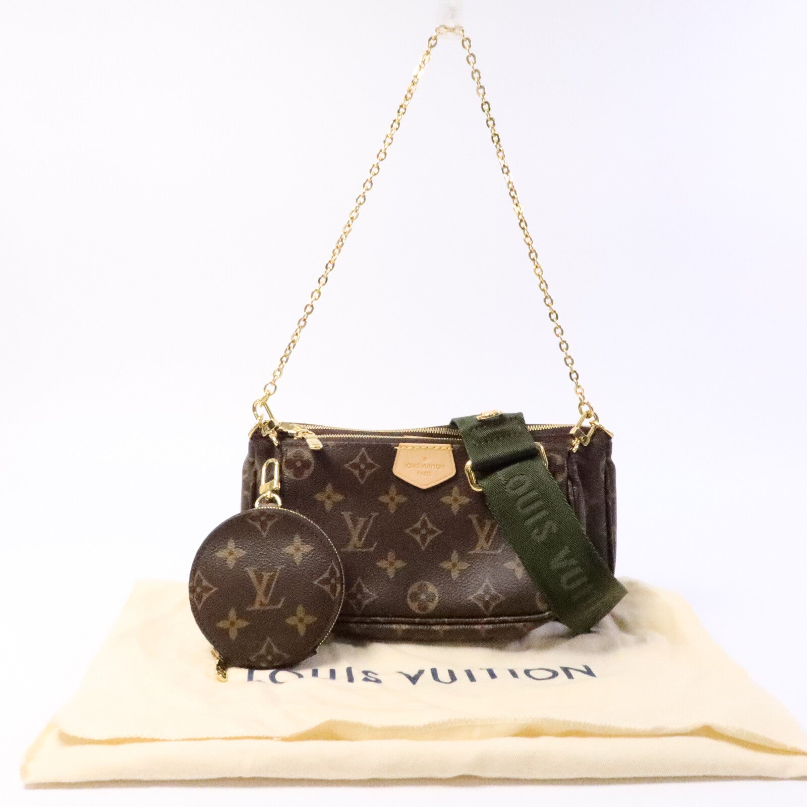 LOUIS VUITTON Multi Pochette M44813 2-Way Bag Coated Canvas 8