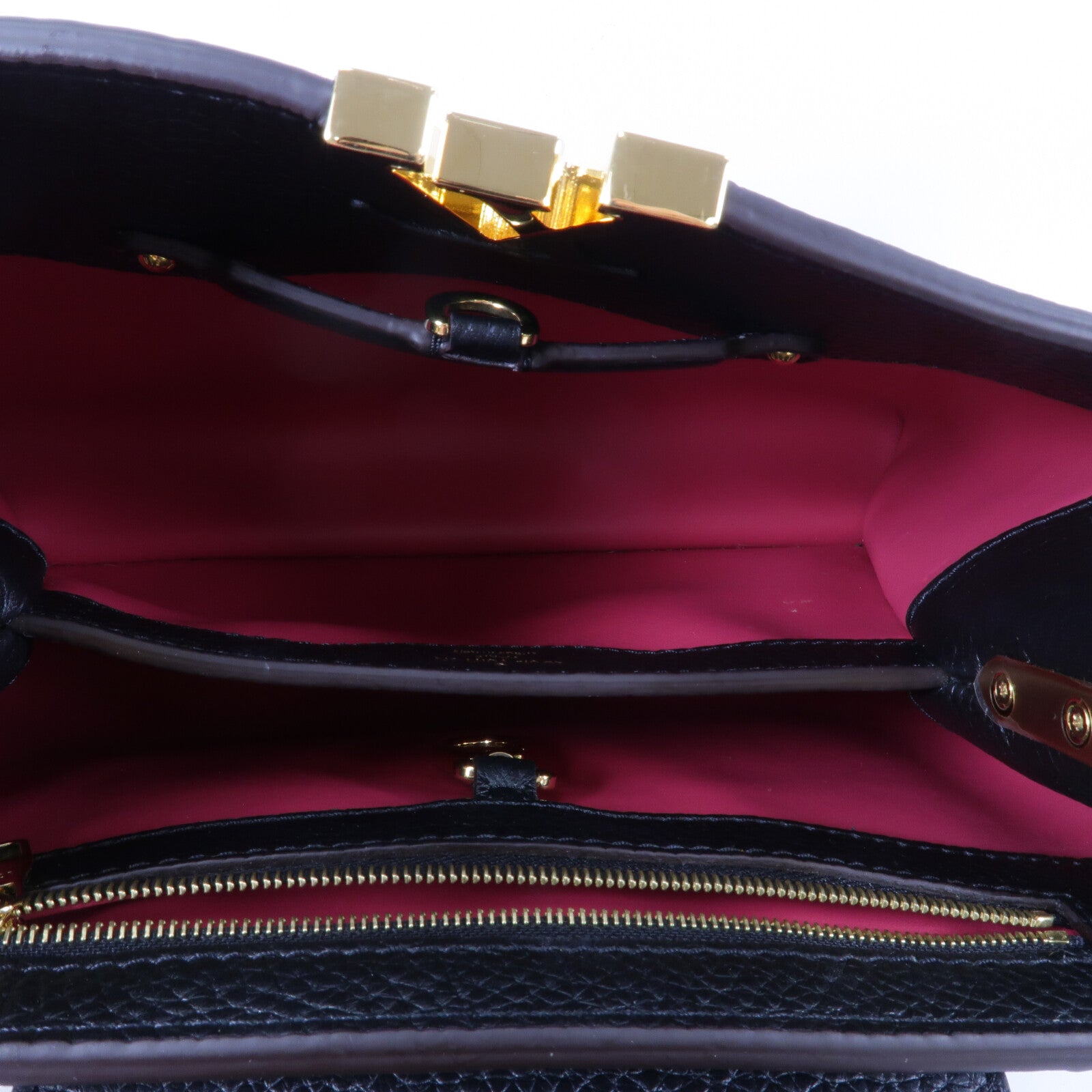 LOUIS VUITTON Capucines M24728 兩用包 牛皮 5