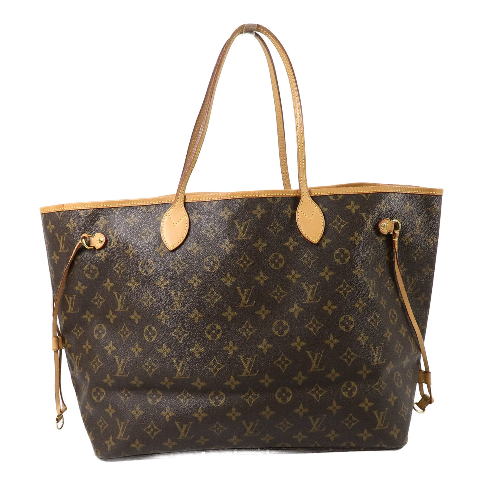 LOUIS VUITTON Neverfull M41180 托特包 塗層帆布