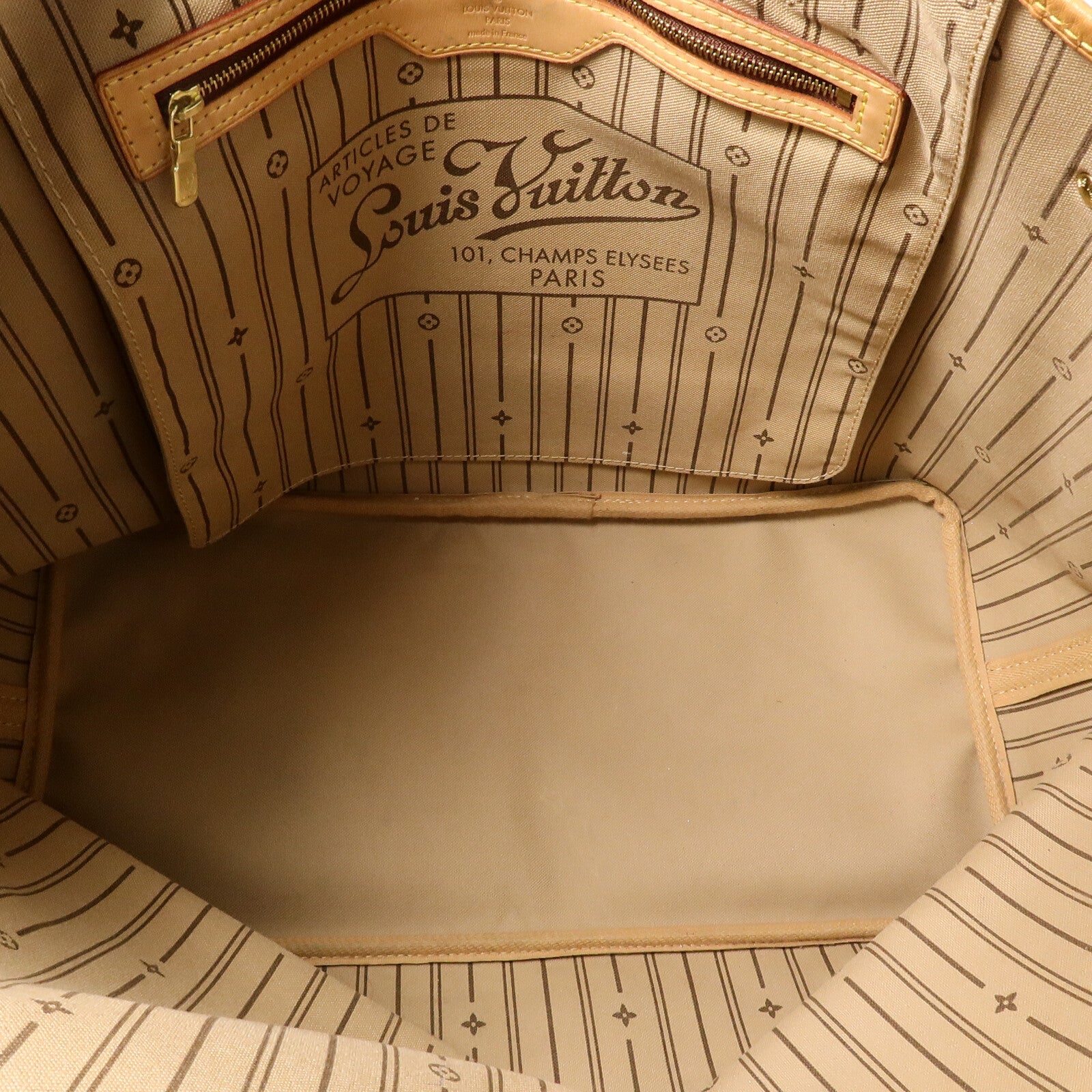 LOUIS VUITTON Neverfull M41180 托特包 塗層帆布 5