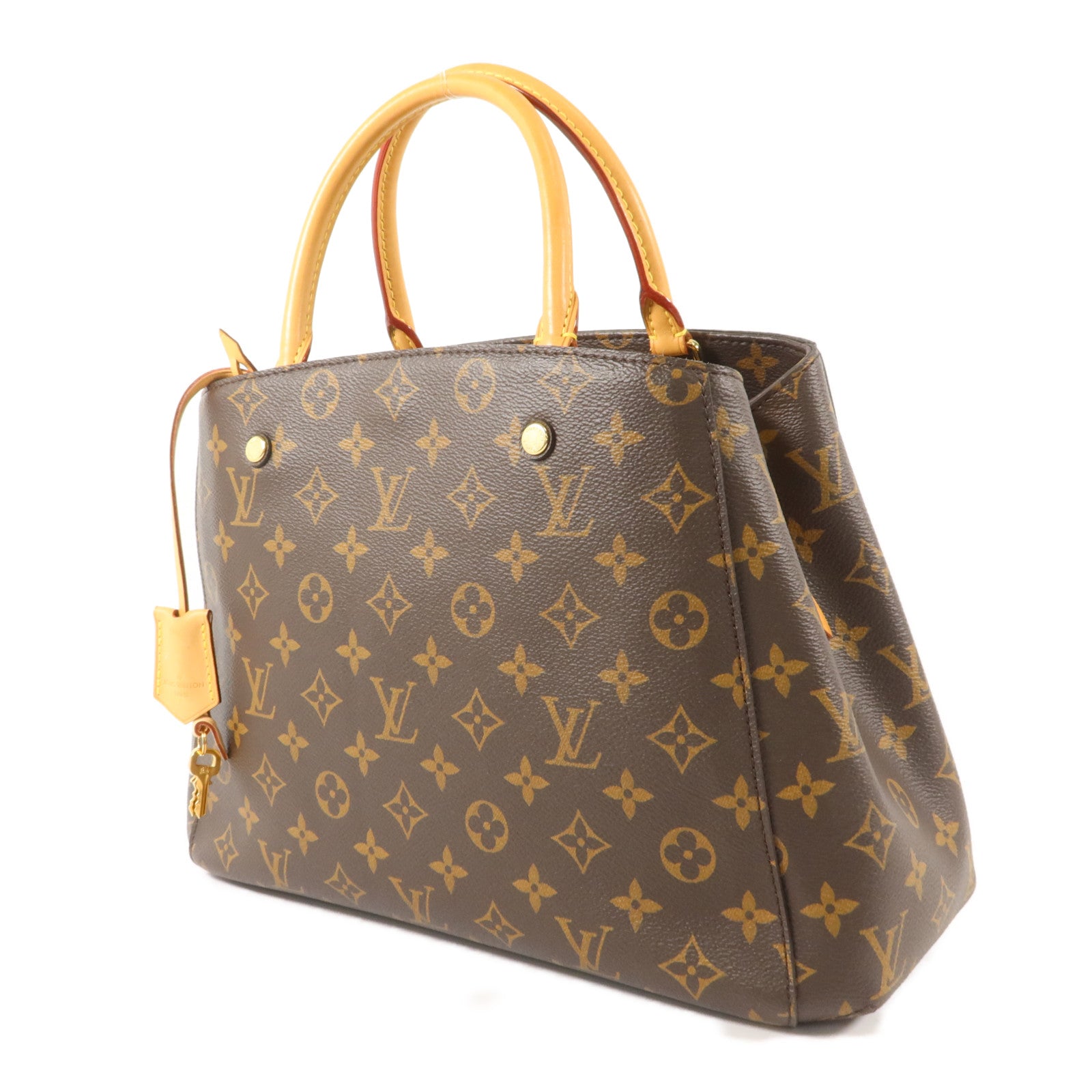 LOUIS VUITTON Montaigne M41056 2-Way Bag Coated Canvas 3