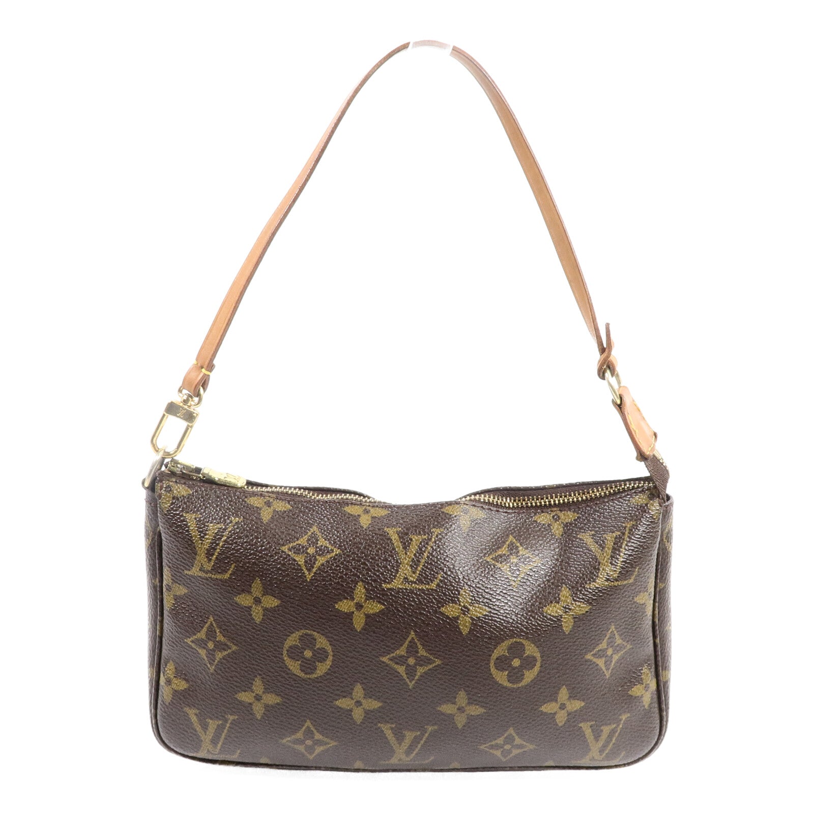 LOUIS VUITTON Pochette Accessoires M51980 Bag Coated Canvas