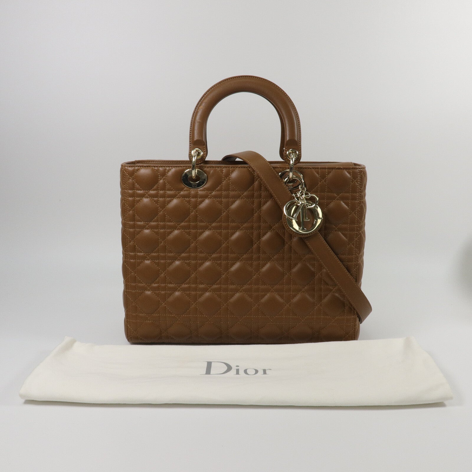 LOUIS VUITTON 2-Way Bag Lambskin 12