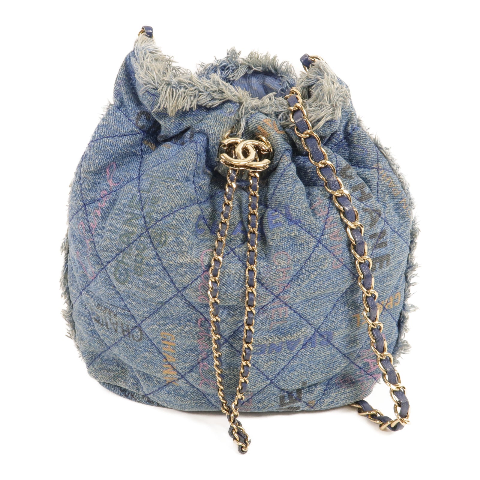 LOUIS VUITTON Bucket AS3027 肩背包 denim