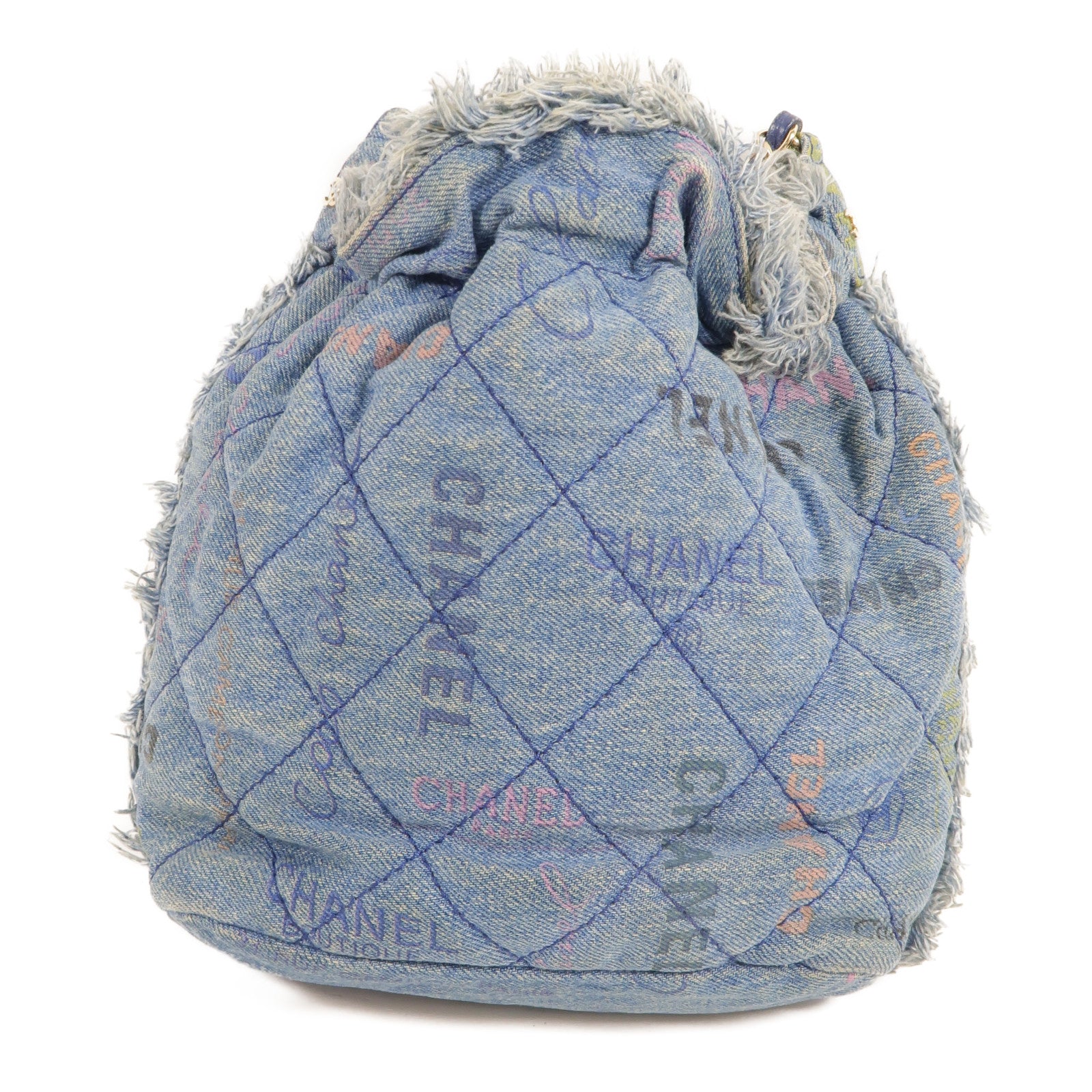 LOUIS VUITTON Bucket AS3027 肩背包 denim 2