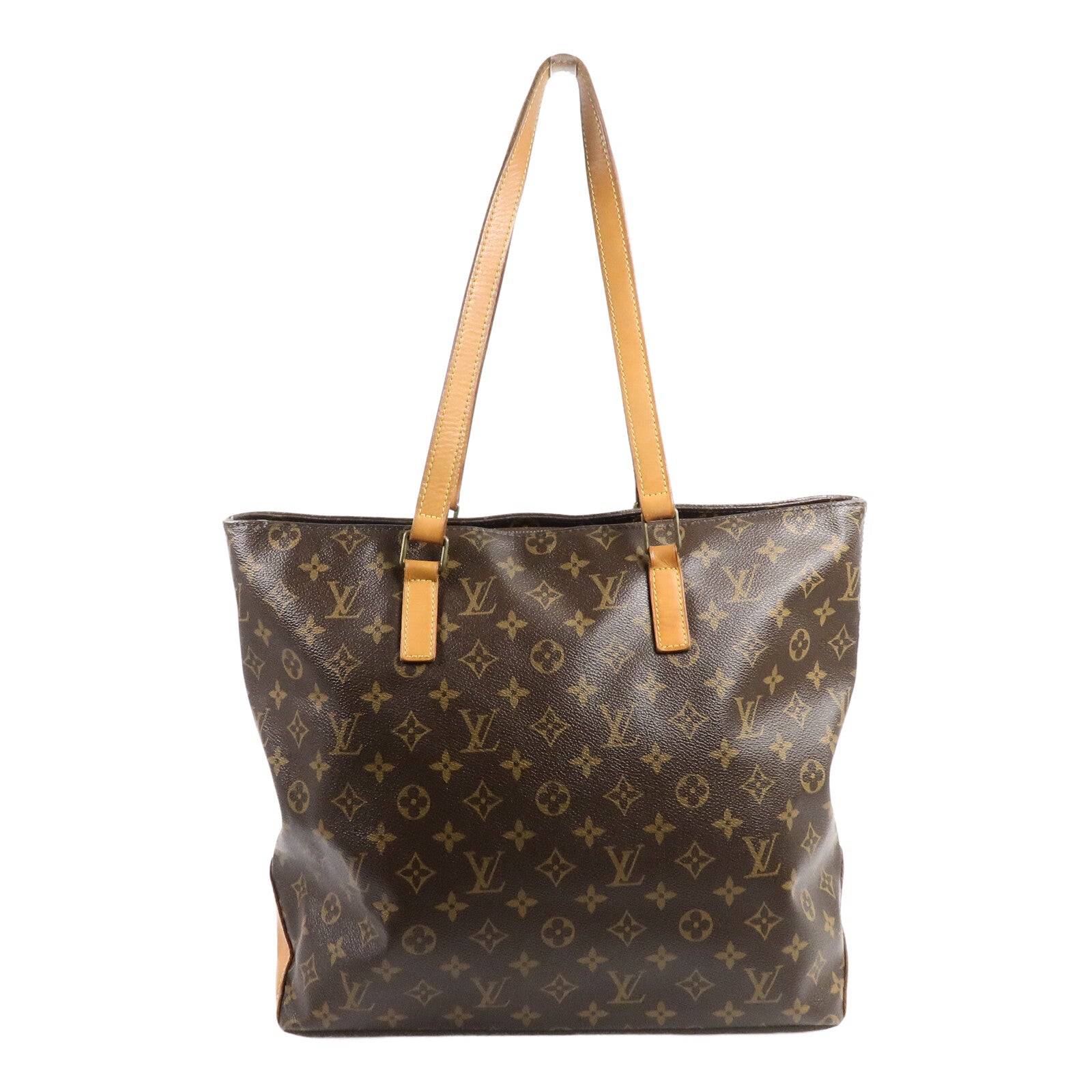 LOUIS VUITTON Cabas Mezzo M51151 Shoulder Bag Coated Canvas 2
