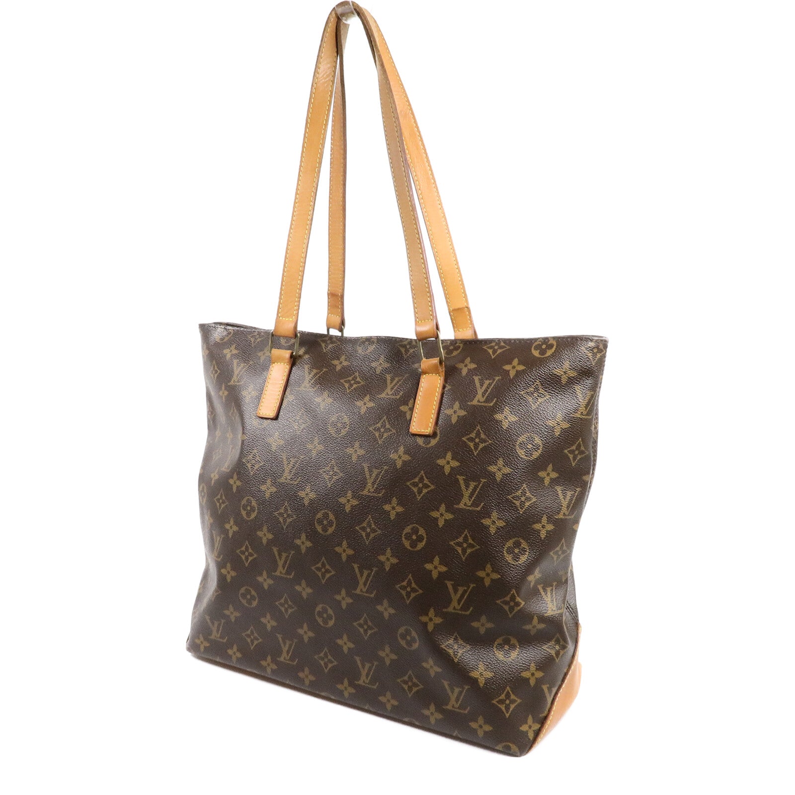 LOUIS VUITTON Cabas Mezzo M51151 Shoulder Bag Coated Canvas 3