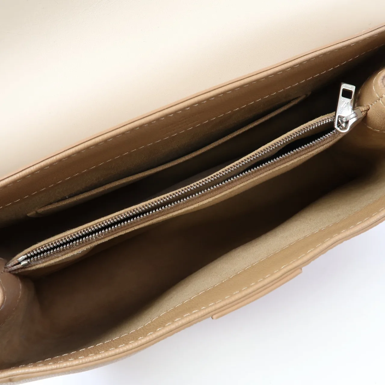 LOUIS VUITTON M42904 兩用包 牛皮 米色 牛皮 中古品B - 縮圖 5