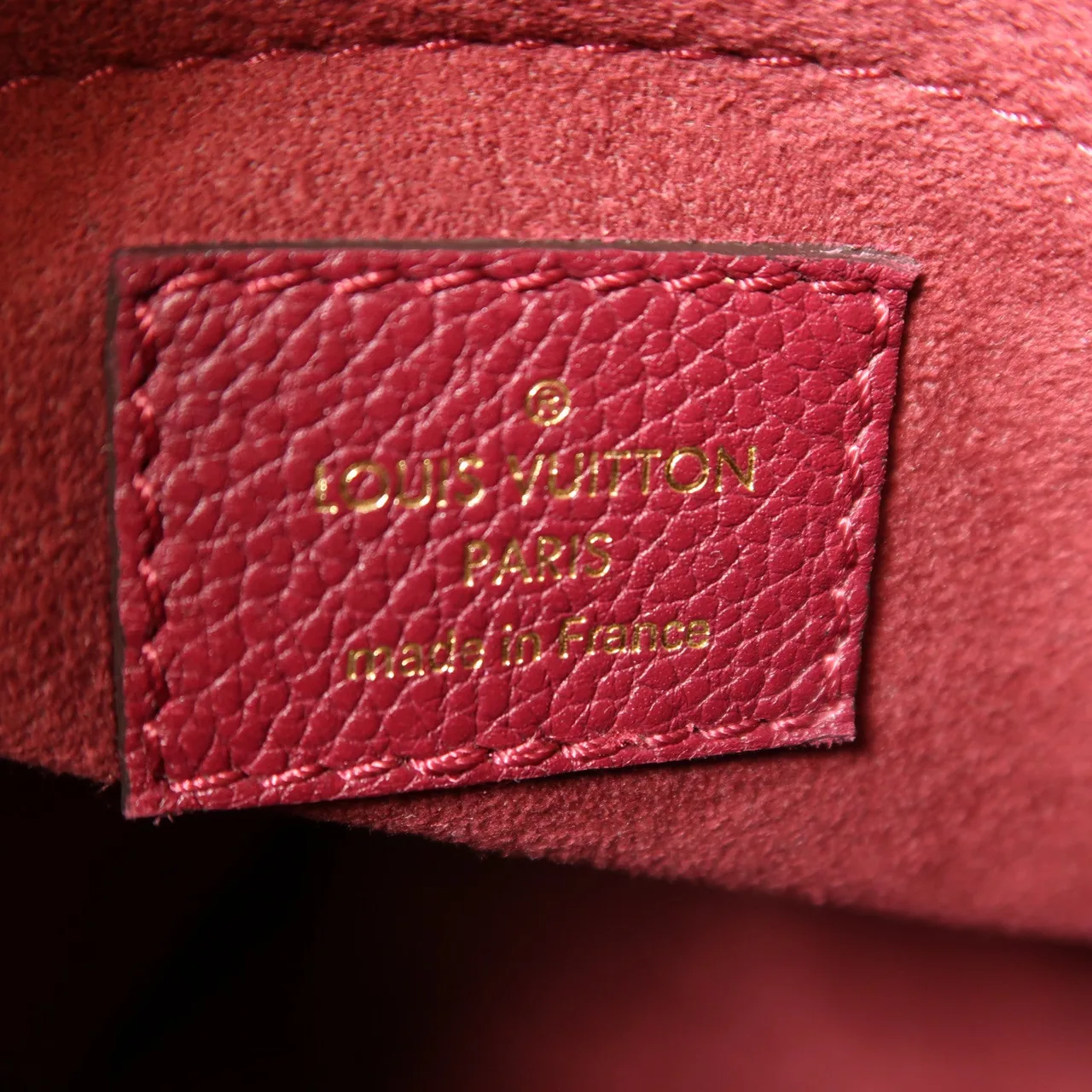 LOUIS VUITTON Pallas M42961 兩用包 塗層帆布 棕色 / 紫色 / Brown 塗層帆布 中古品A - 縮圖 6