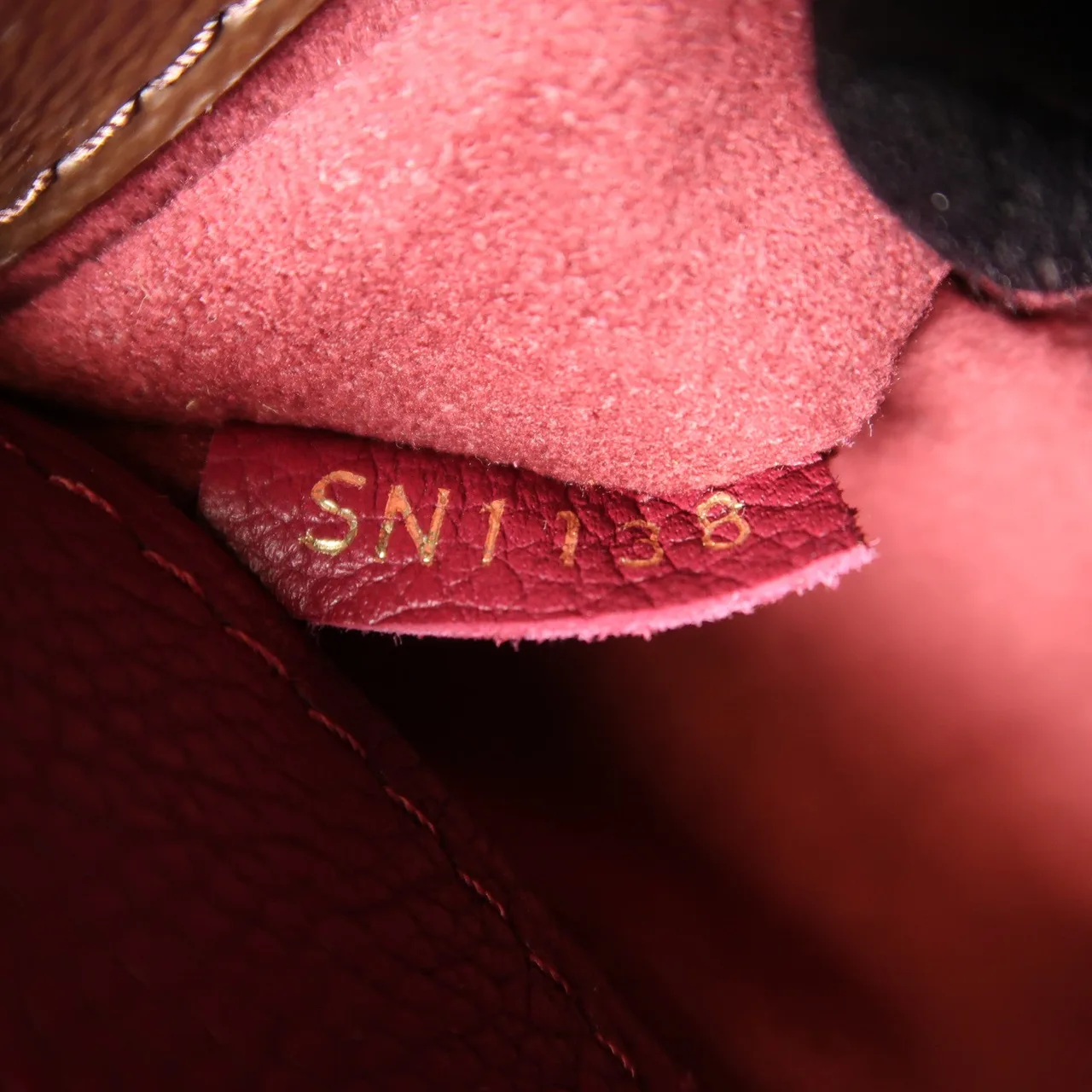 LOUIS VUITTON Pallas M42961 兩用包 塗層帆布 棕色 / 紫色 / Brown 塗層帆布 中古品A - 縮圖 7