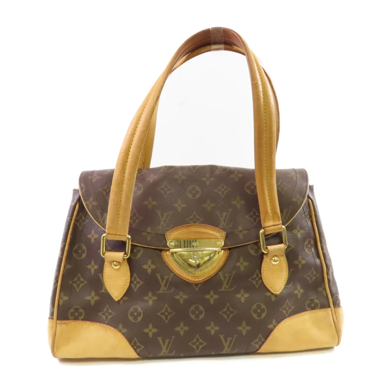 LOUIS VUITTON Beverly M40120 肩背包 塗層帆布 棕色 / Brown