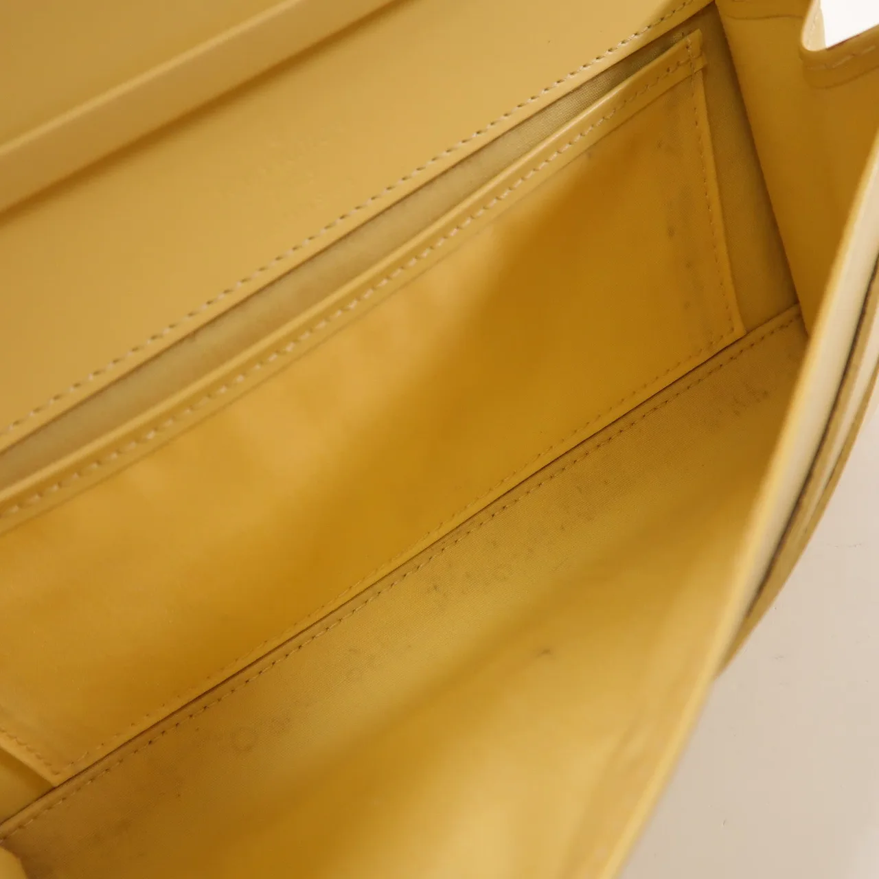 LOUIS VUITTON M5273A 肩背包 牛皮 黃色 / Vanille 牛皮 中古品B - 縮圖 9