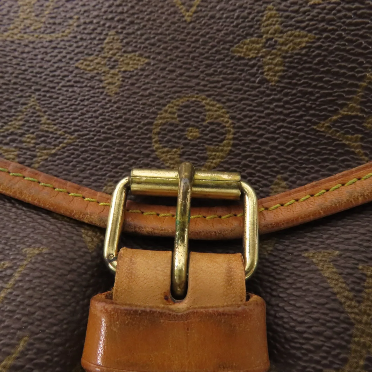 LOUIS VUITTON Saumur M42254 肩背包 塗層帆布 棕色 / Brown 塗層帆布 中古品B - 縮圖 10