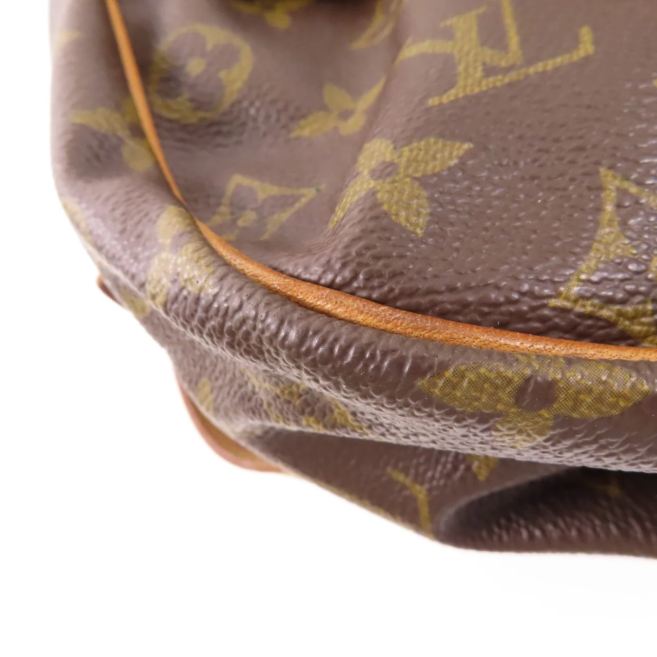 LOUIS VUITTON Saumur M42254 肩背包 塗層帆布 棕色 / Brown 塗層帆布 中古品B - 縮圖 12